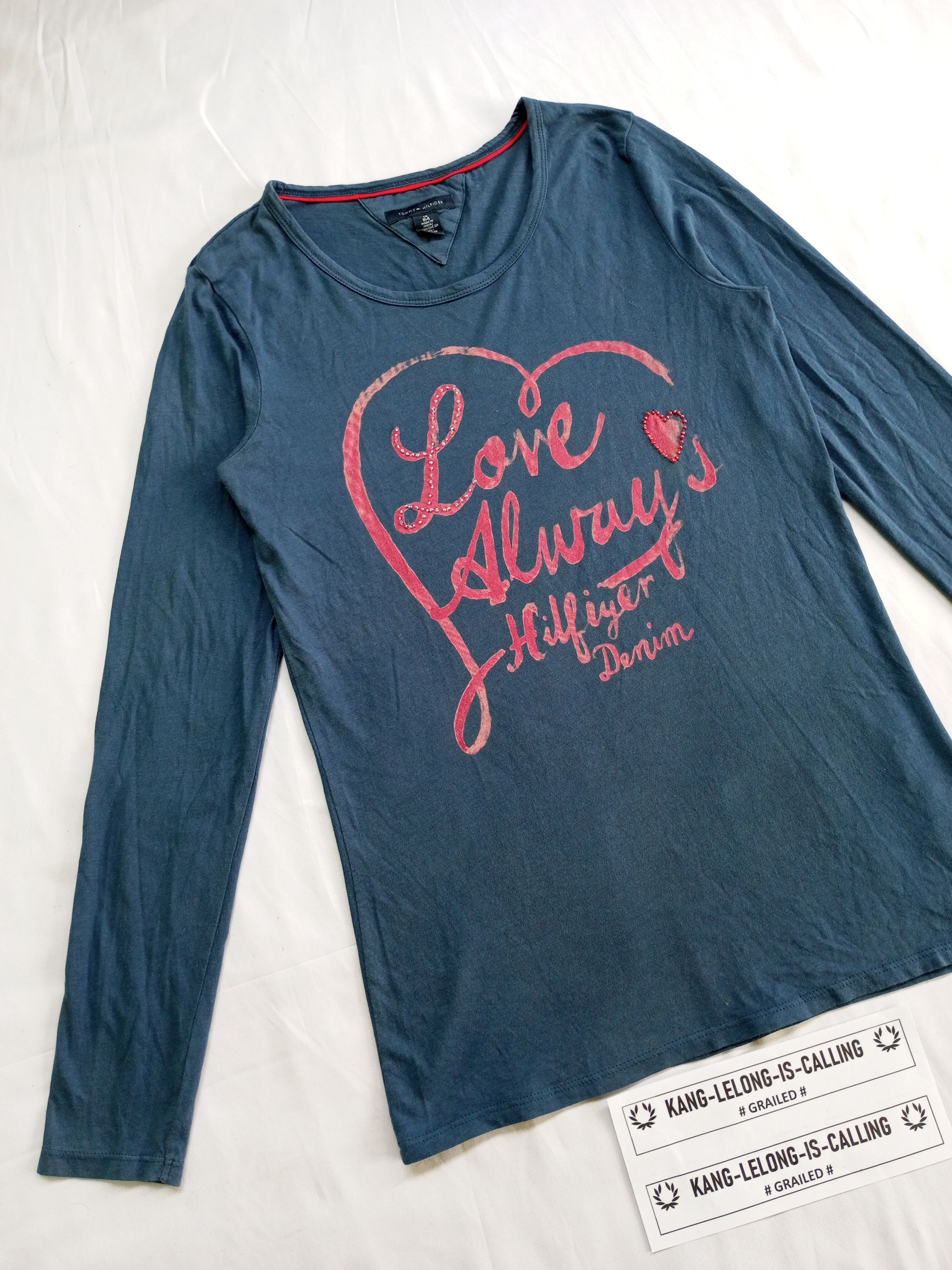 Tommy Hilfiger × Vintage Vintage Tommy Hilfiger Girl Tee Tommy Hilfiger Size US XS / EU 42 / 0 - 3 Thumbnail