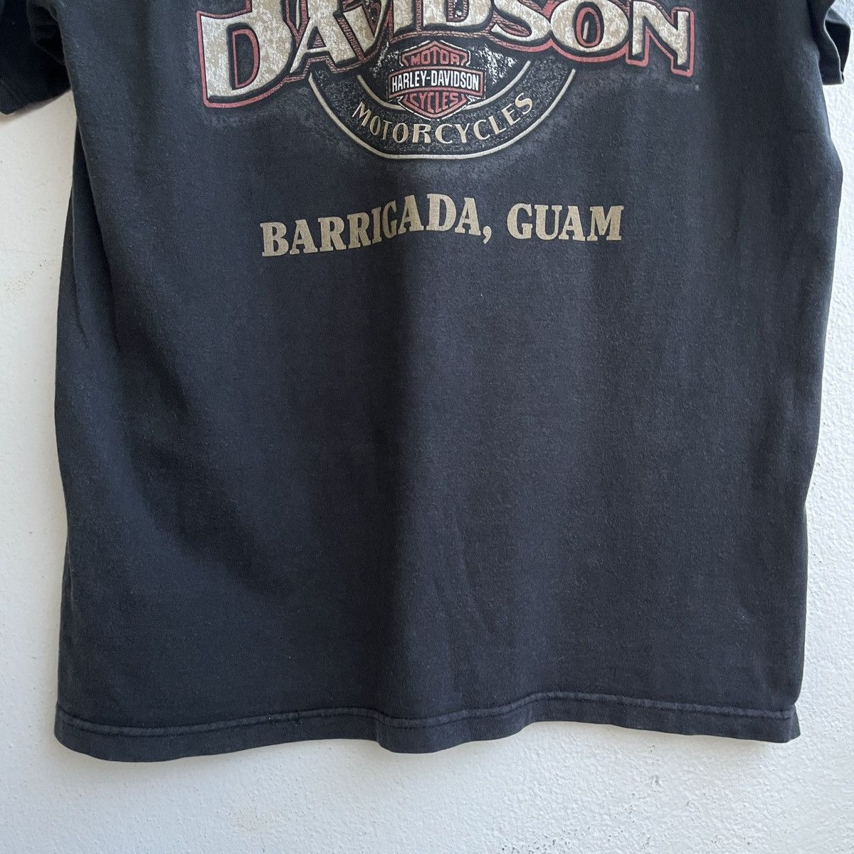 Harley Davidson Vintage Y2K Harley Davidson Barrigada Guam TShirt Size US L / EU 52-54 / 3 - 13 Thumbnail