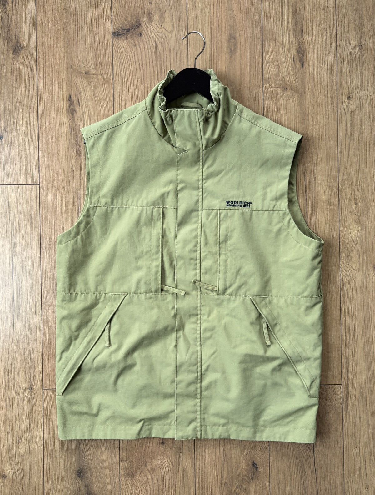 Woolrich Woolen Mills Woolrich Green Multicpocket Cargo Vest Size US L / EU 52-54 / 3 - 1 Thumbnail