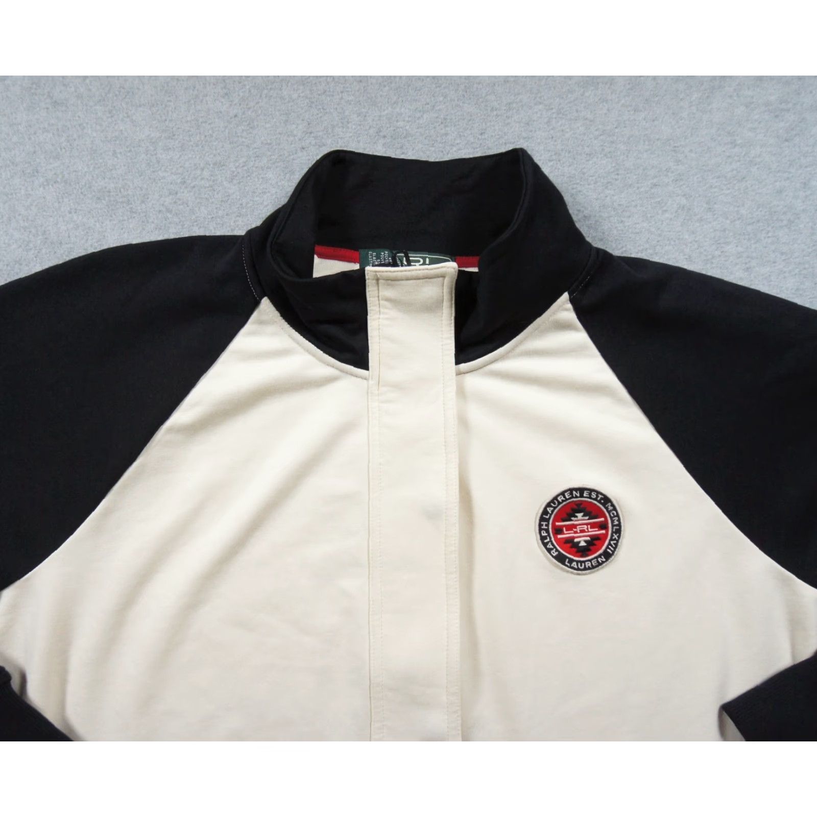 Ralph Lauren Lauren Ralph Lauren Jacket Womens XL Black Cream Full Zip LRL Active Colorblock Jacket Size XL / US 12-14 / IT 48-50 - 2 Thumbnail