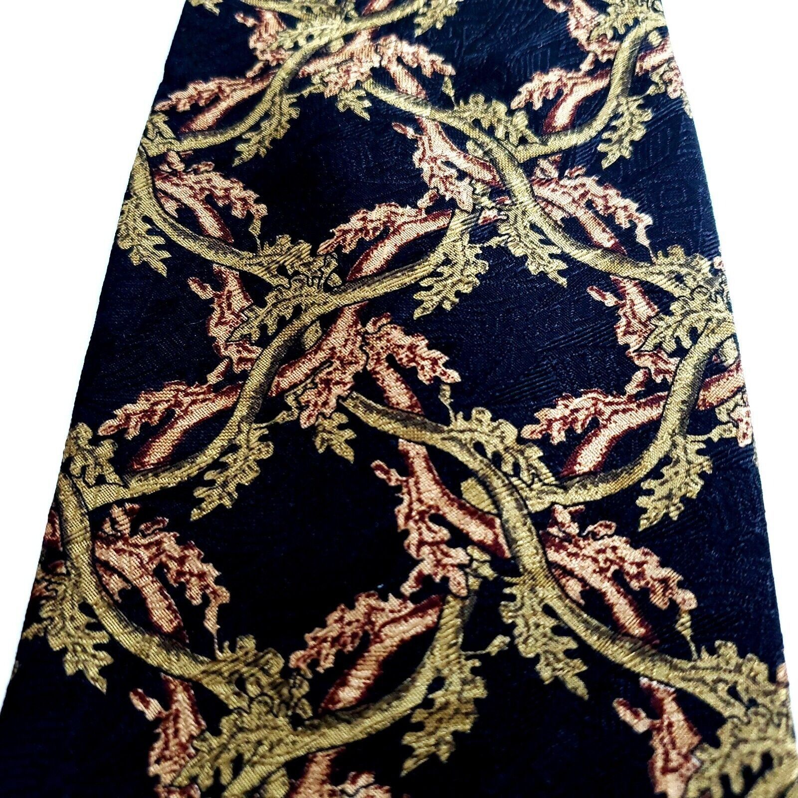 XMI Platinum XMI Nordstrom Black Tan Brown Floral Jacquard Print Short Wi Size ONE SIZE - 2 Thumbnail