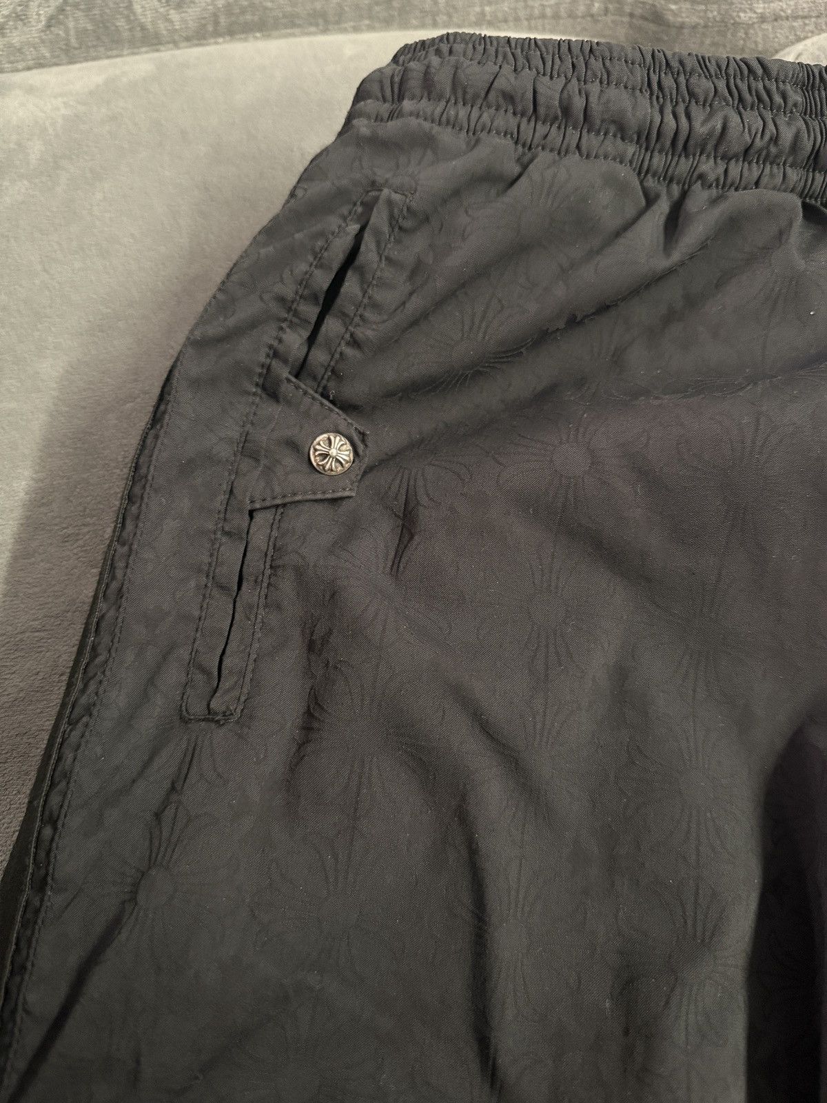 Chrome Hearts Chrome hearts Silver Button down track pants w/ size M Size US 30 / EU 46 - 3 Thumbnail