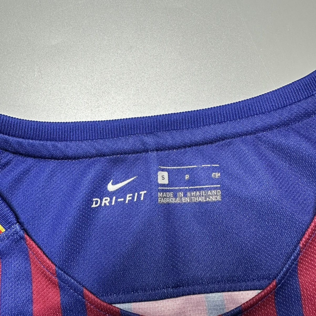 Nike BARCELONA NIKE 2017/2018 FOOTBALL HOME JERSEY #10 MESSI Size US S / EU 44-46 / 1 - 6 Thumbnail