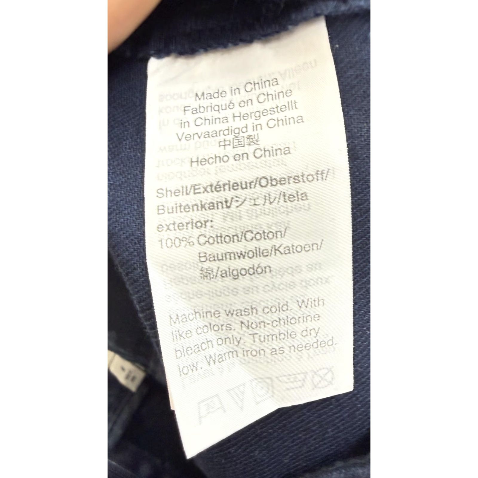 J.Crew J. By J.Crew Skirt Womens 4 Blue Cotton Twill A-Line Scallop Hem Mini Casual Size 27" / US 4 / IT 40 - 3 Thumbnail