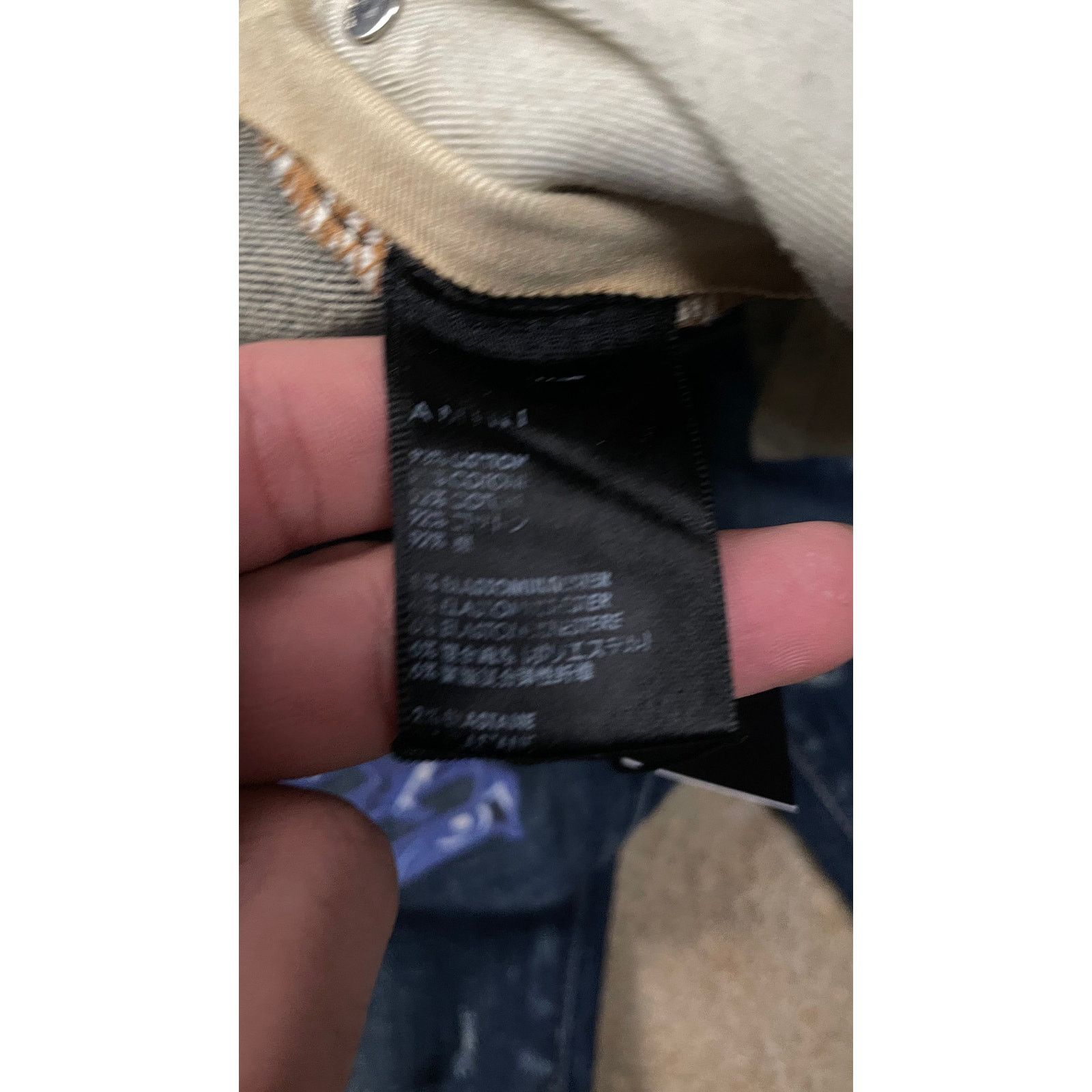 Amiri Amiri Jeans Dark Wash Navy Old English Used 33 Size US 32 / EU 48 - 3 Thumbnail