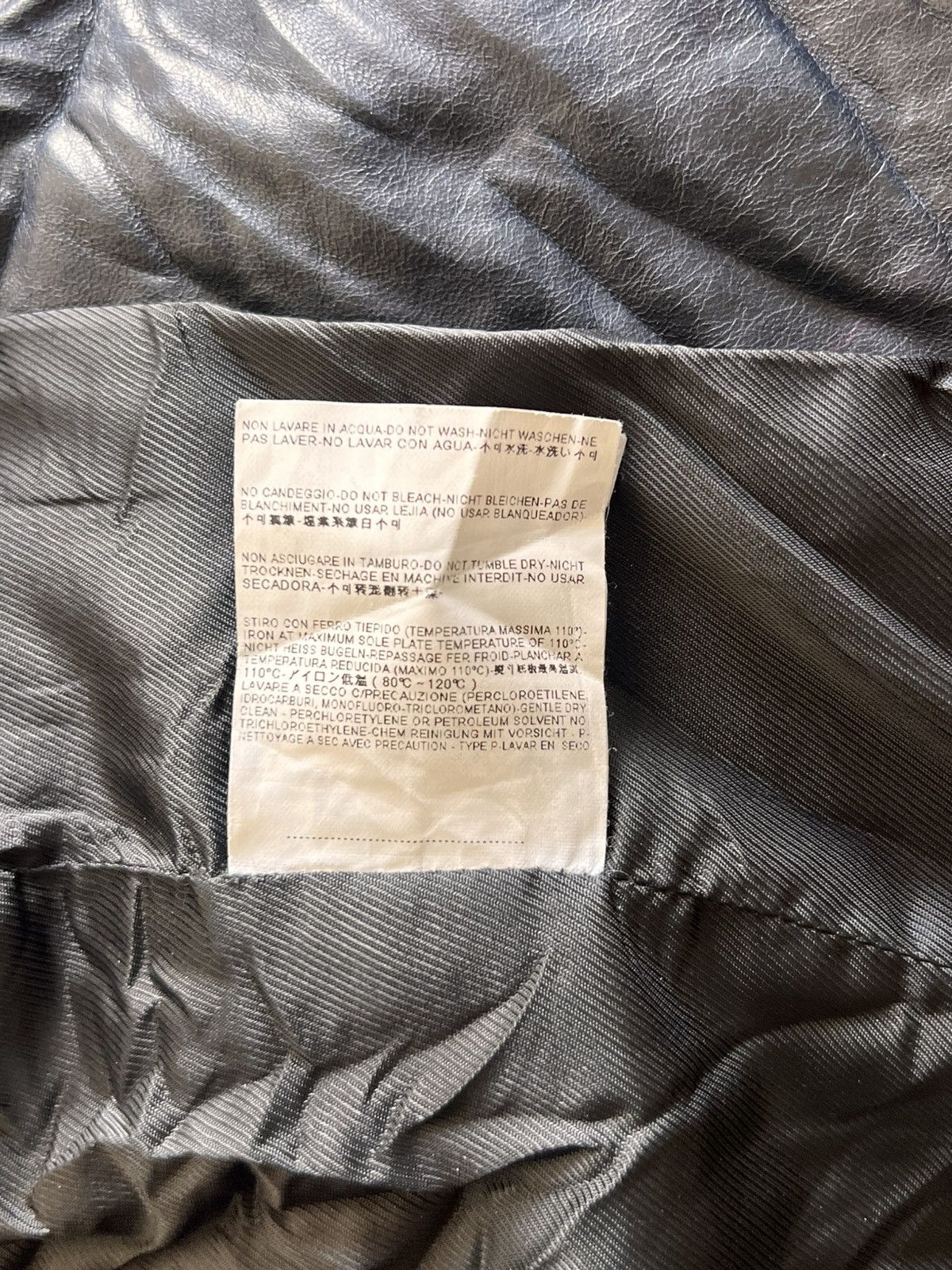 Balenciaga BALENCIAGA NAVY_BLUE MOTO LEATHER JACKET Size XXS / US 00 / IT 34 - 8 Thumbnail