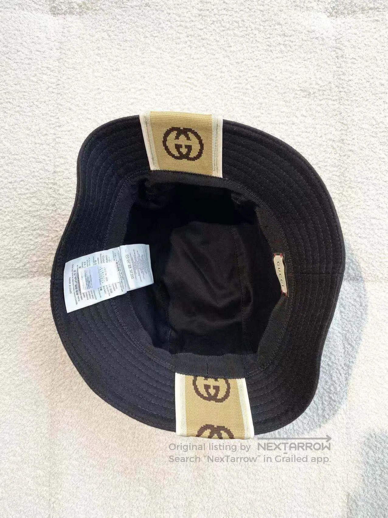 Gucci Guicci Size L String label bucket hat| Size ONE SIZE - 4 Thumbnail