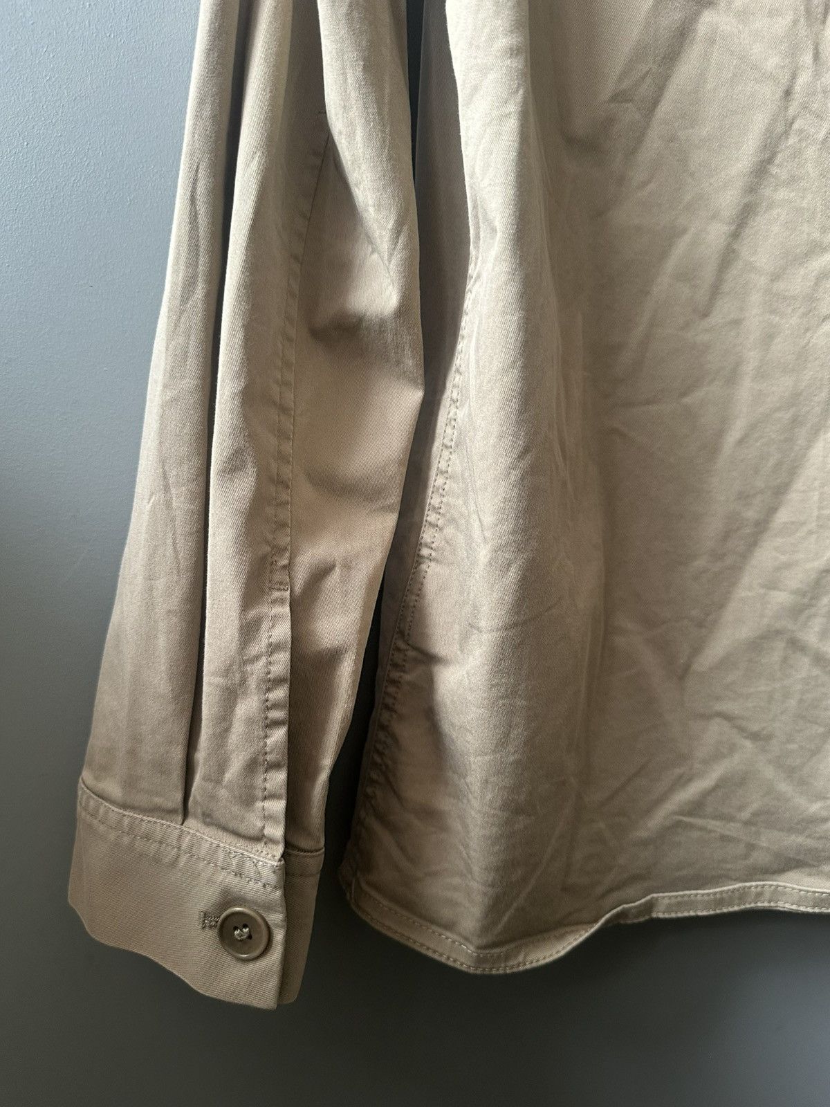 Cos COS Beige Half Zip Utility Overshirt Minimal Workwear Size US S / EU 44-46 / 1 - 4 Thumbnail