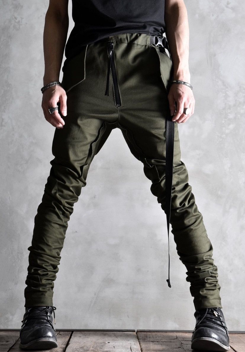 LOOM OSAKA×SISTERE Slashed Flap Elongated Trousers