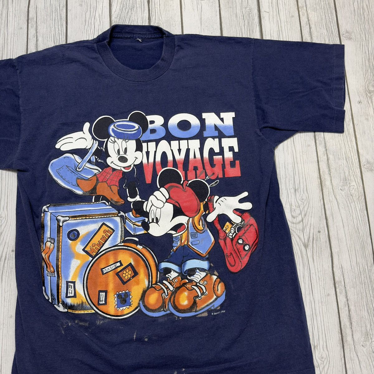 Disney × Vintage Vintage Mickey & Minnie tee Size US L / EU 52-54 / 3 - 3 Thumbnail