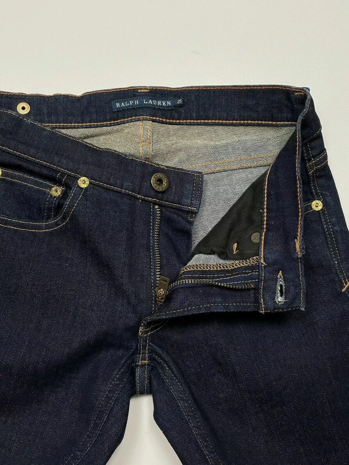 Ralph Lauren Ralph Lauren Women’s Zip Biker Skinny Horse Ridding Jeans Size 25" / US 0 / IT 36 - 9 Thumbnail