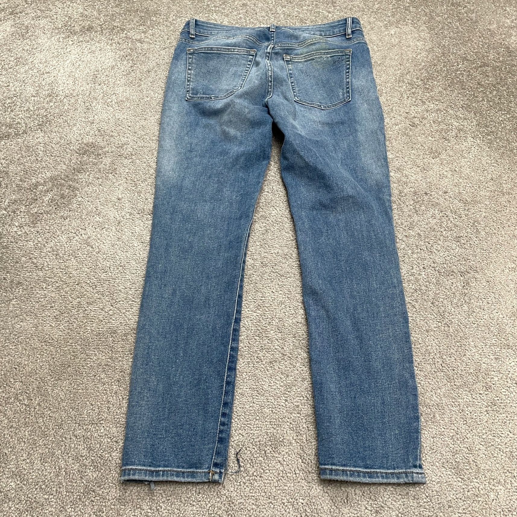 DL1961 DL1961 Margaux Instasculpt Ankle Skinny Denim Jeans Women 30 Blue Distressed 31W Size 30" / US 8 / IT 44 - 2 Thumbnail