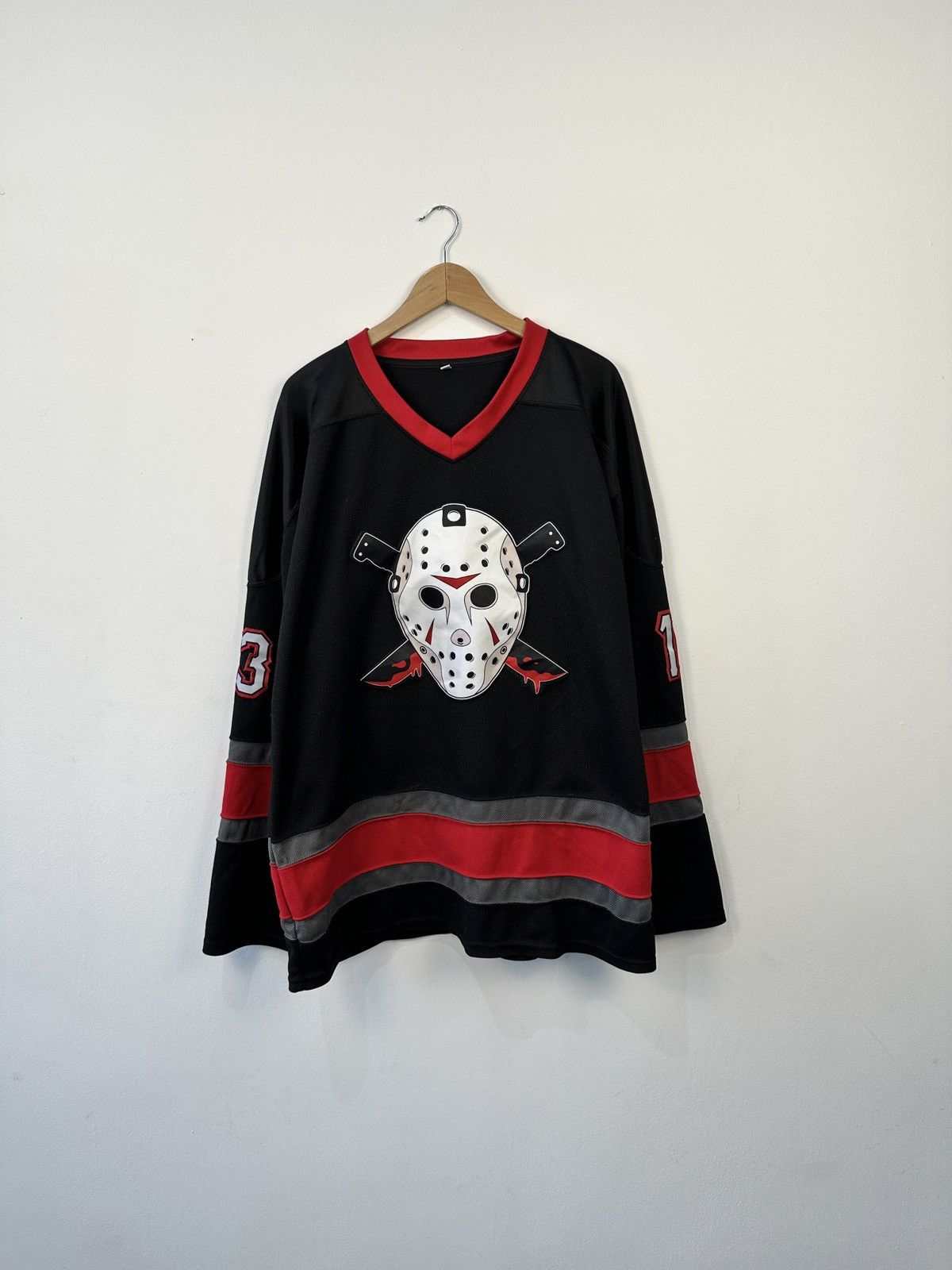 Other Hockey Jersey Voorhees #13 Friday The 13th Horror Movie Size US XXL / EU 58 / 5 - 1 Thumbnail
