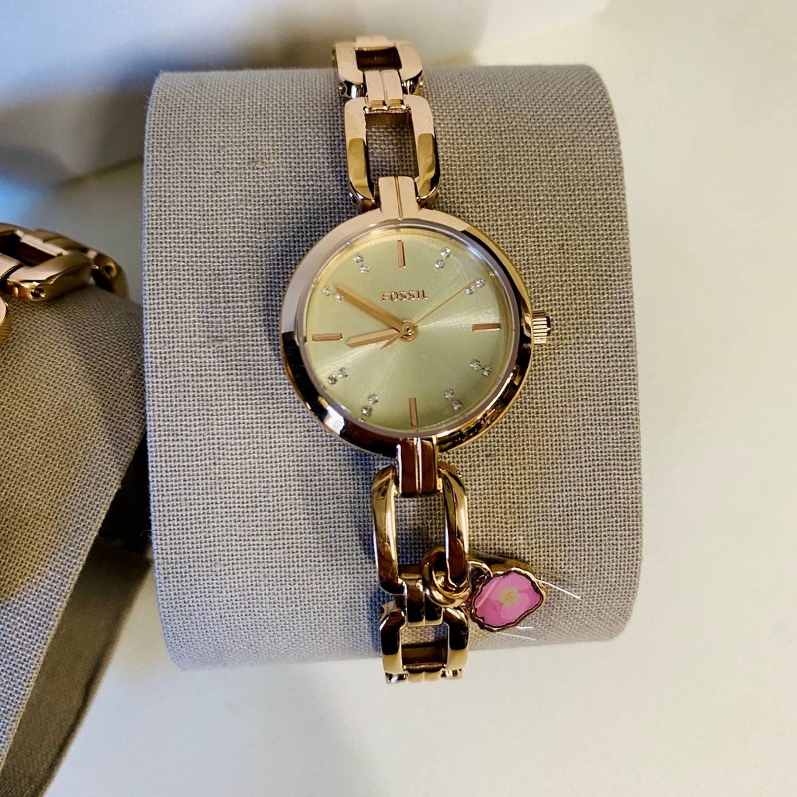 Fossil FOSSIL BQ3881SET Chronograph Rose Gold-Tone Alloy Watch Size ONE SIZE - 3 Thumbnail