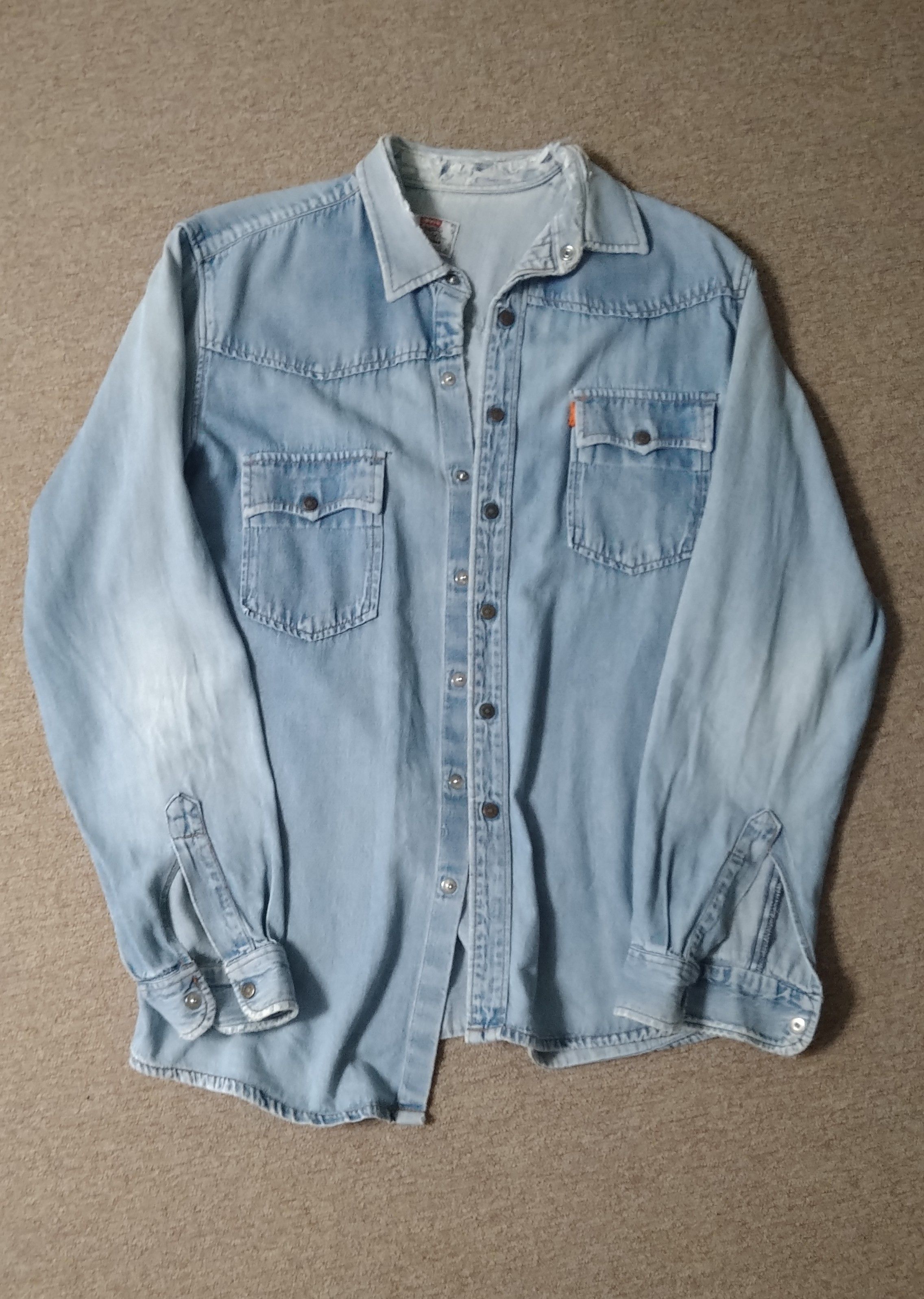 Levi's Vintage Clothing Unique 80s vintage Levi's Denim Shirt consumed ...