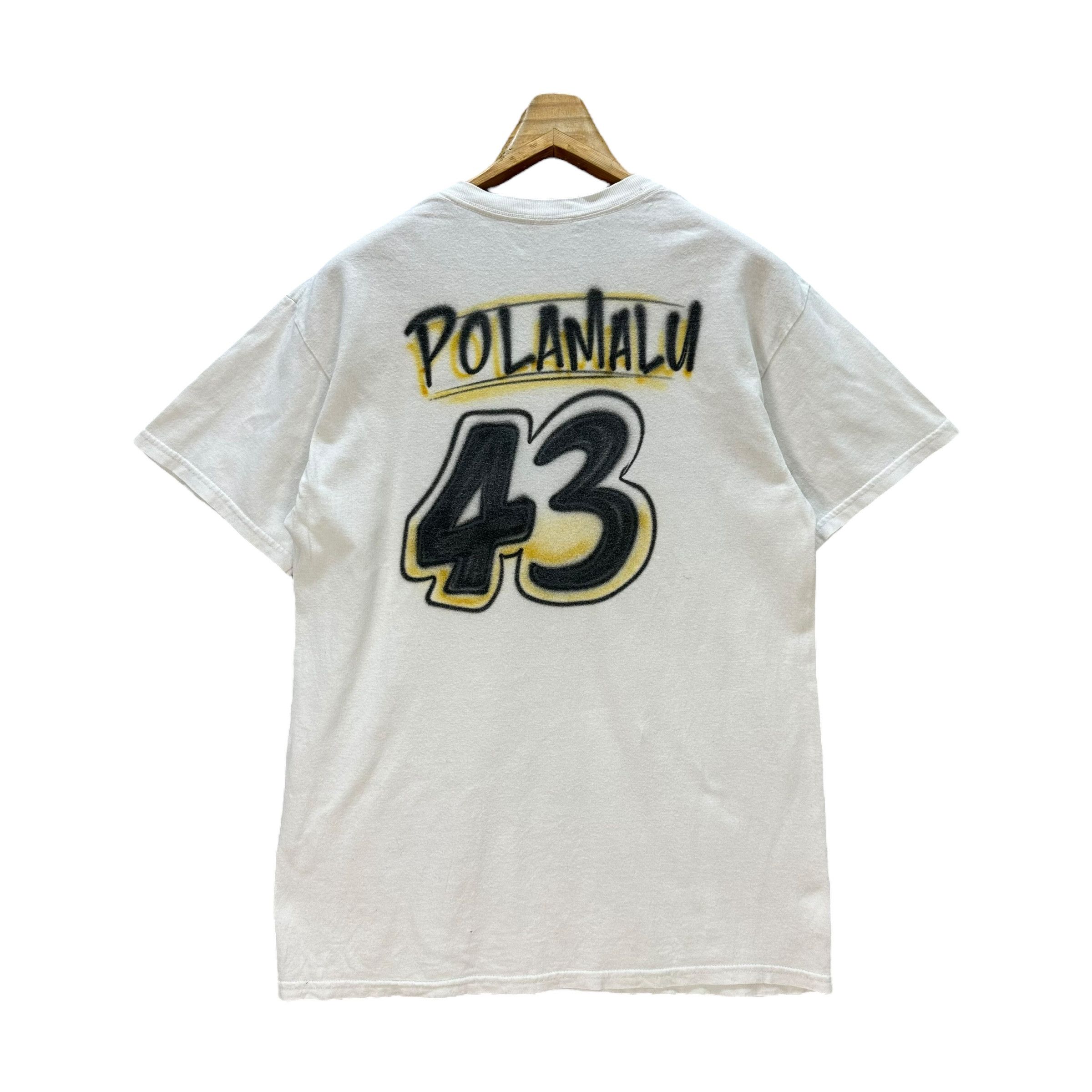 Gildan Y2K STEELERS POLAMALU 43 BIG LOGO TEE #9205-69 Size US M / EU 48-50 / 2 - 11 Thumbnail