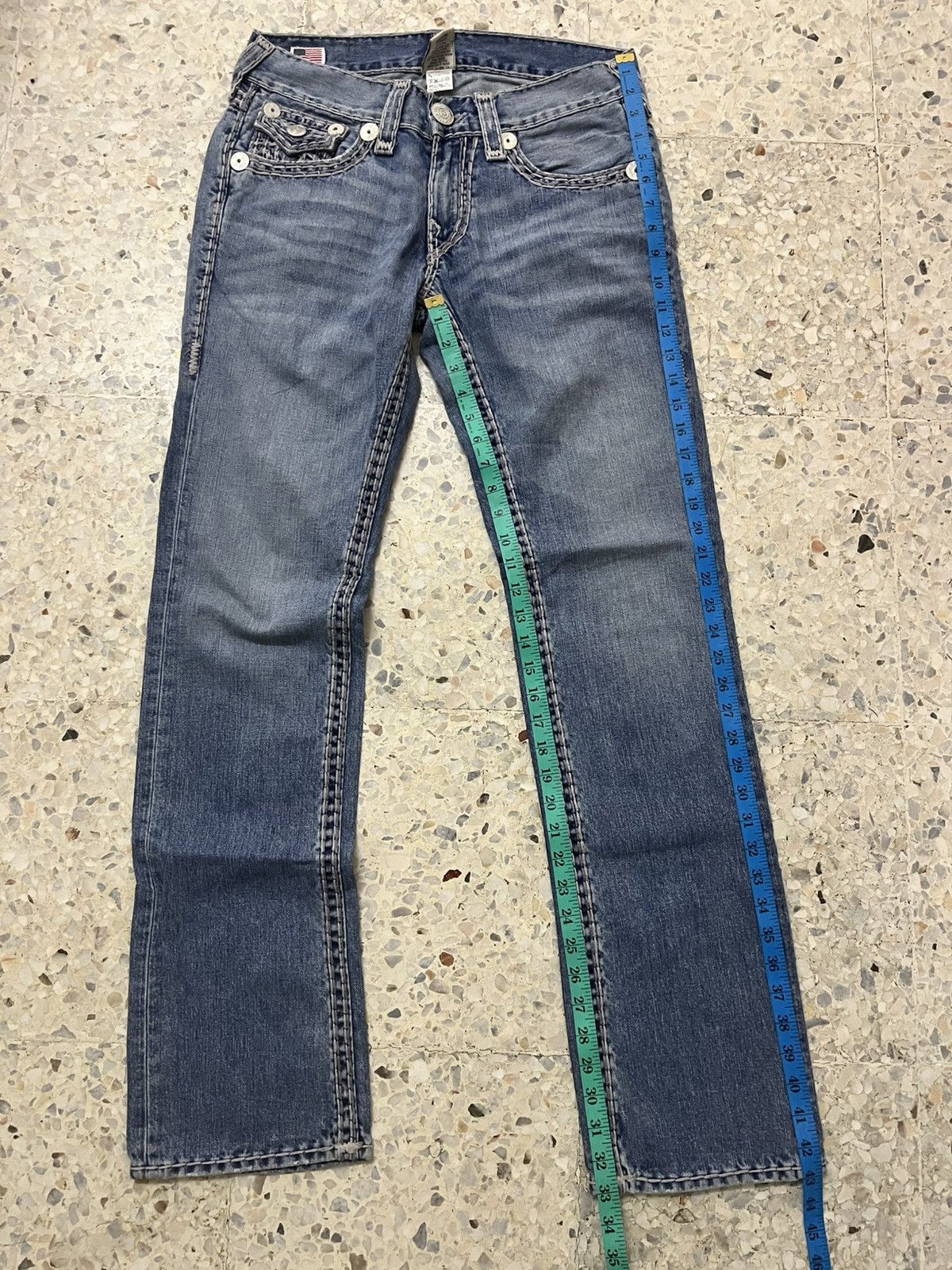 True Religion Vintage Y2K Japanese brand True religion light blue wash Size US 32 / EU 48 - 13 Thumbnail