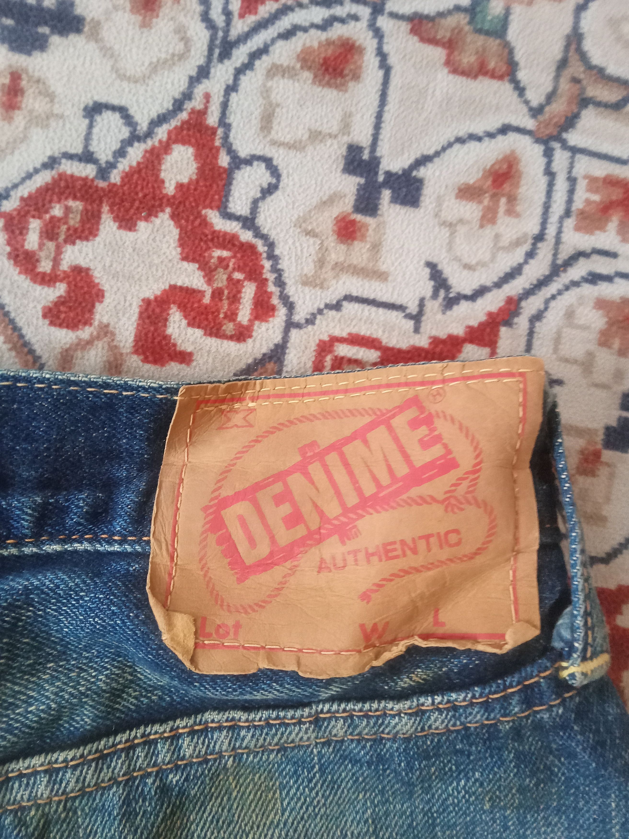 Denime Vintage Denime Selvedge Distressed Jeans Size US 31 - 3 Thumbnail