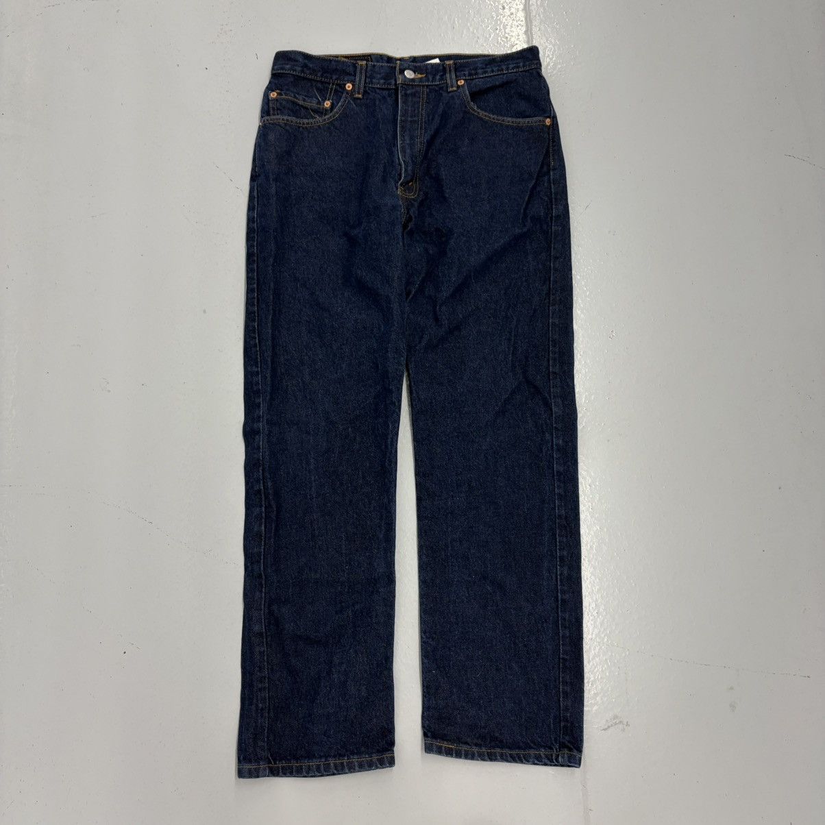 Vintage 90s Levi's 505 Dark Wash Regular Fit Jeans 33x30