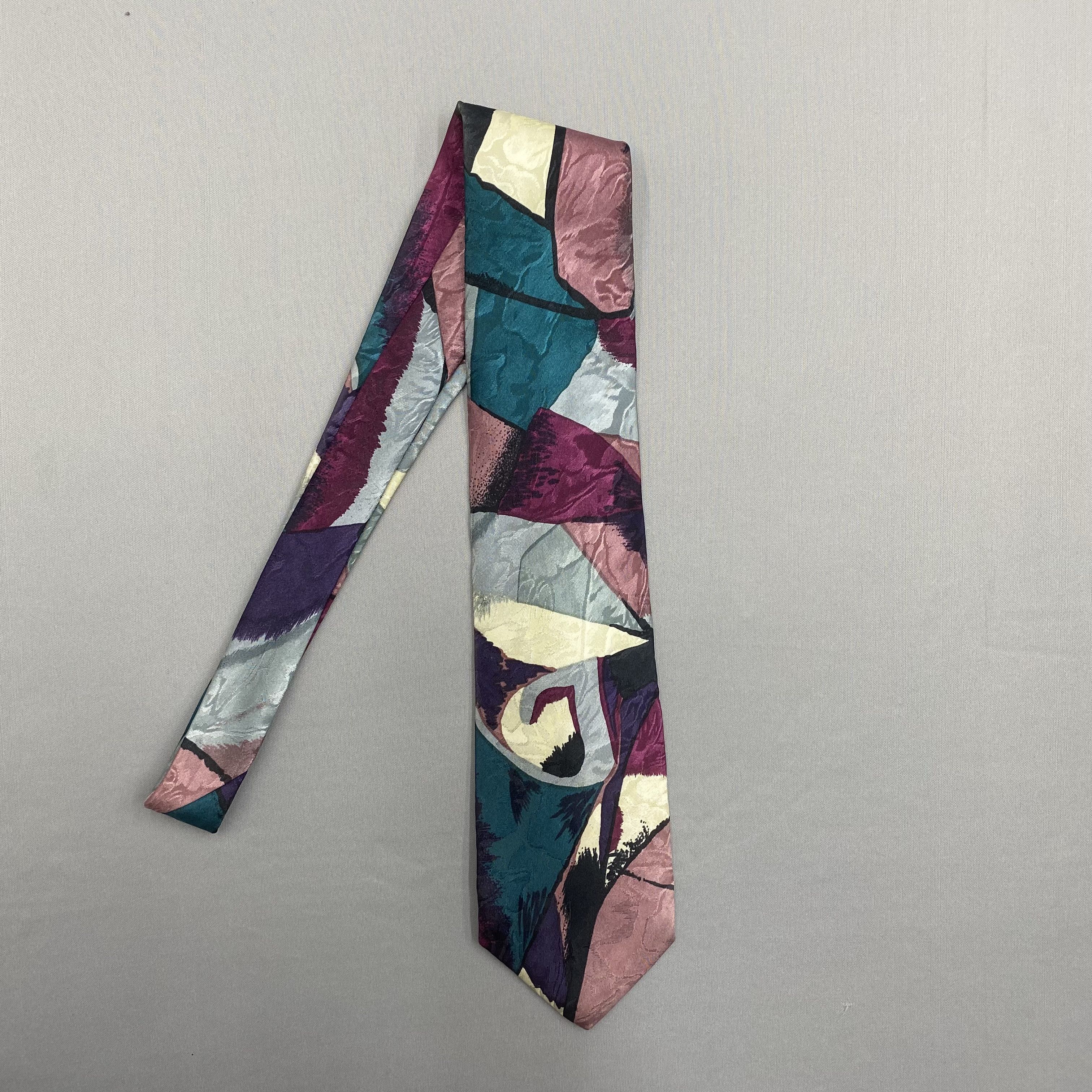 Japanese Brand Vintage Pierre Balmain SILK Necktie Cravate Pure Silk Size ONE SIZE - 4 Thumbnail