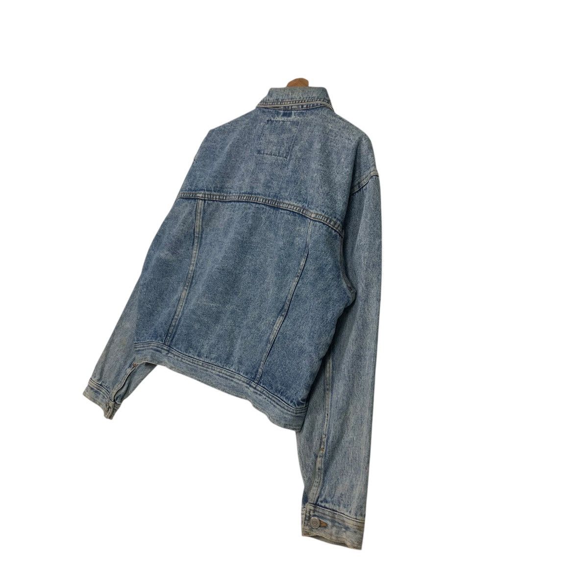 Japanese Brand 🔥VINTAGE BIKER DENIM JACKET EASY RIDE ACID ISSEY MIYAKE Size US L / EU 52-54 / 3 - 12 Thumbnail