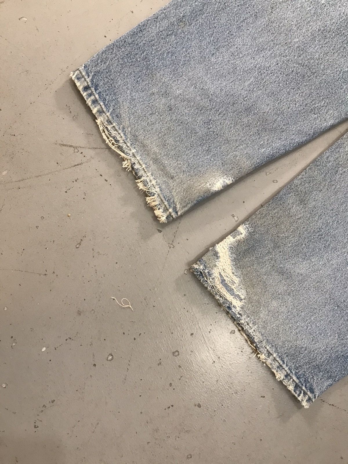 Carhartt × Vintage Vintage Carhartt B73 DST distressed double knee denim Size US 42 / EU 58 - 13 Thumbnail
