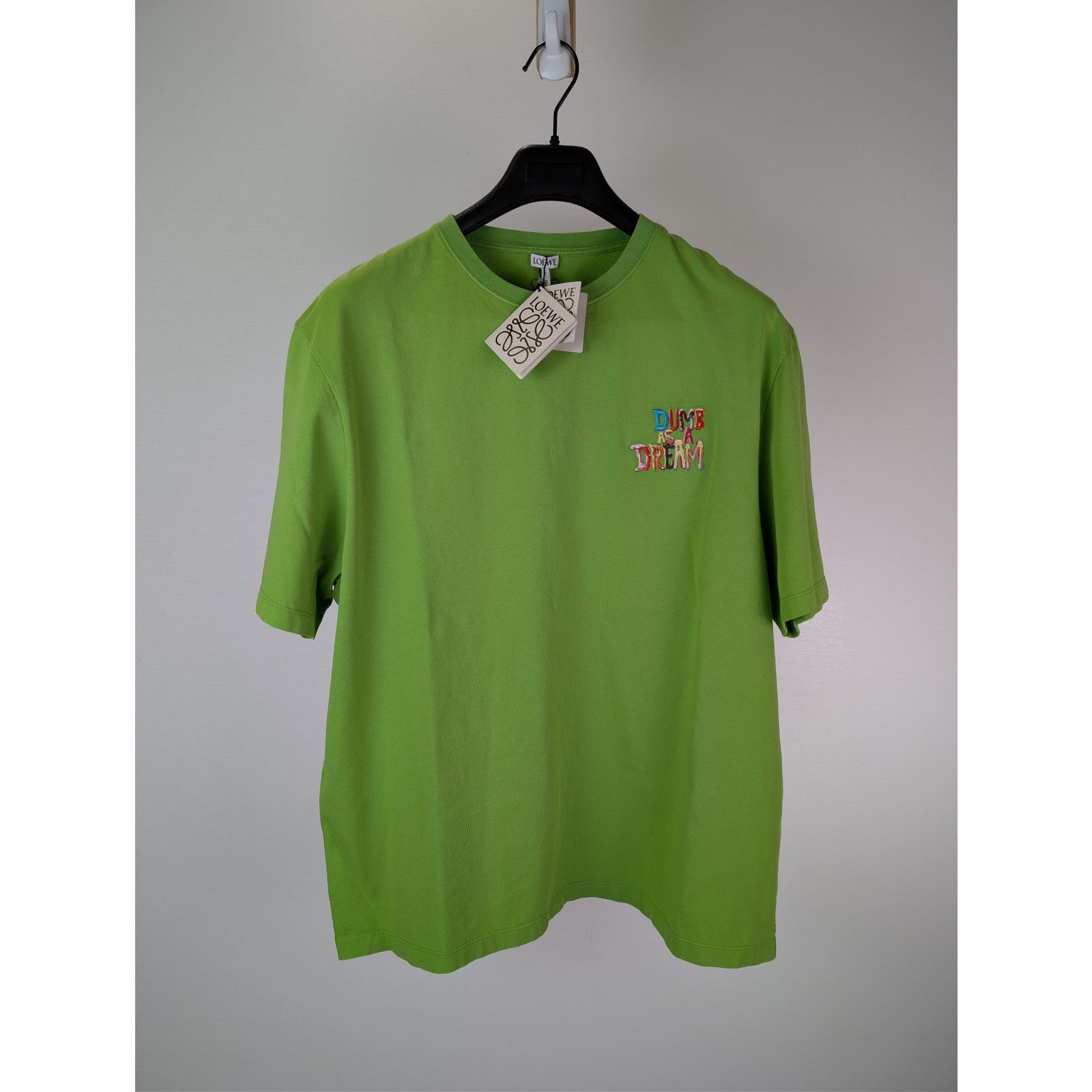 Loewe o1rshd1 Loose Fit T-Shirt Hawkins Te in Green Size US M / EU 48-50 / 2 - 2 Thumbnail
