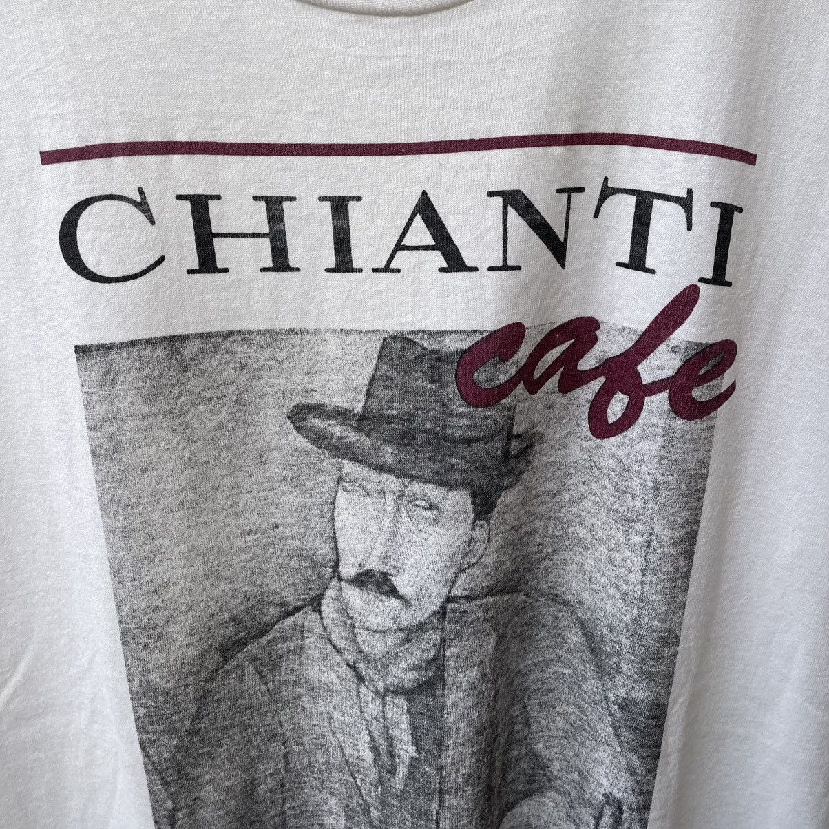 Other 🔥Vintage 90s Chianti Cafe Modern Poster Pop Art Tee Size US L / EU 52-54 / 3 - 4 Thumbnail
