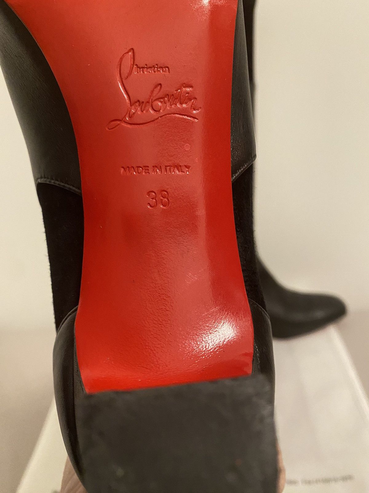 Christian Louboutin Authentic Christian Louboutin leather and suede boots Size US 8 / IT 38 - 6 Thumbnail
