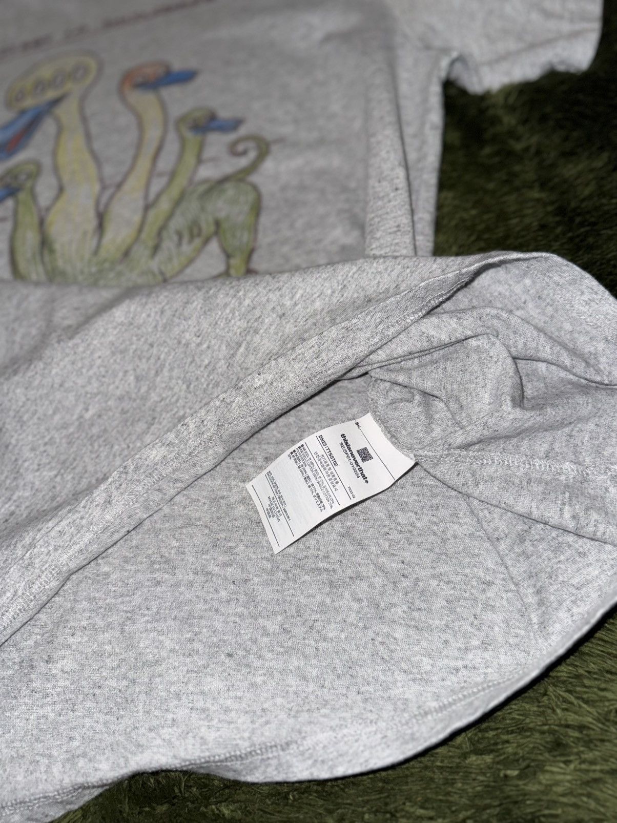 thisisneverthat [L] thisisneverthat x Daniel Johnston Duck T-Shirt Heather Size US L / EU 52-54 / 3 - 6 Thumbnail