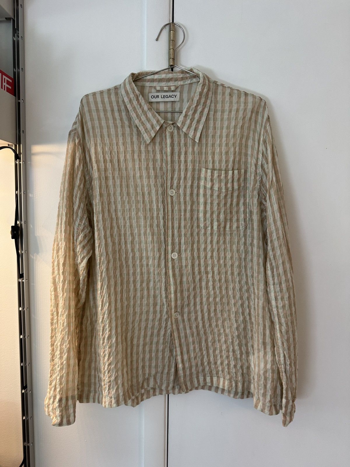 Pre-owned Our Legacy Long Sleeve Shirt In Sand