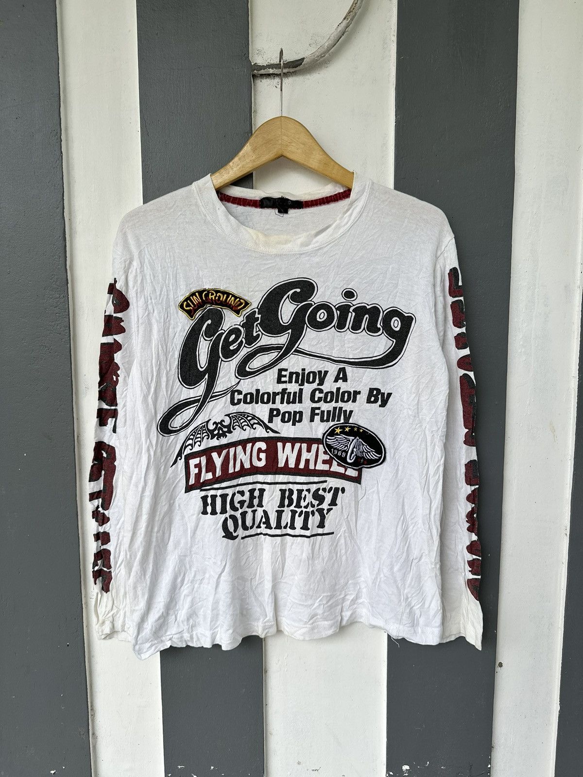 Hysteric Glamour CRAZY POEM BULLET NOISE IFSIXWASNINE LGB PUNK STREET STYLE Size US M / EU 48-50 / 2 - 2 Thumbnail