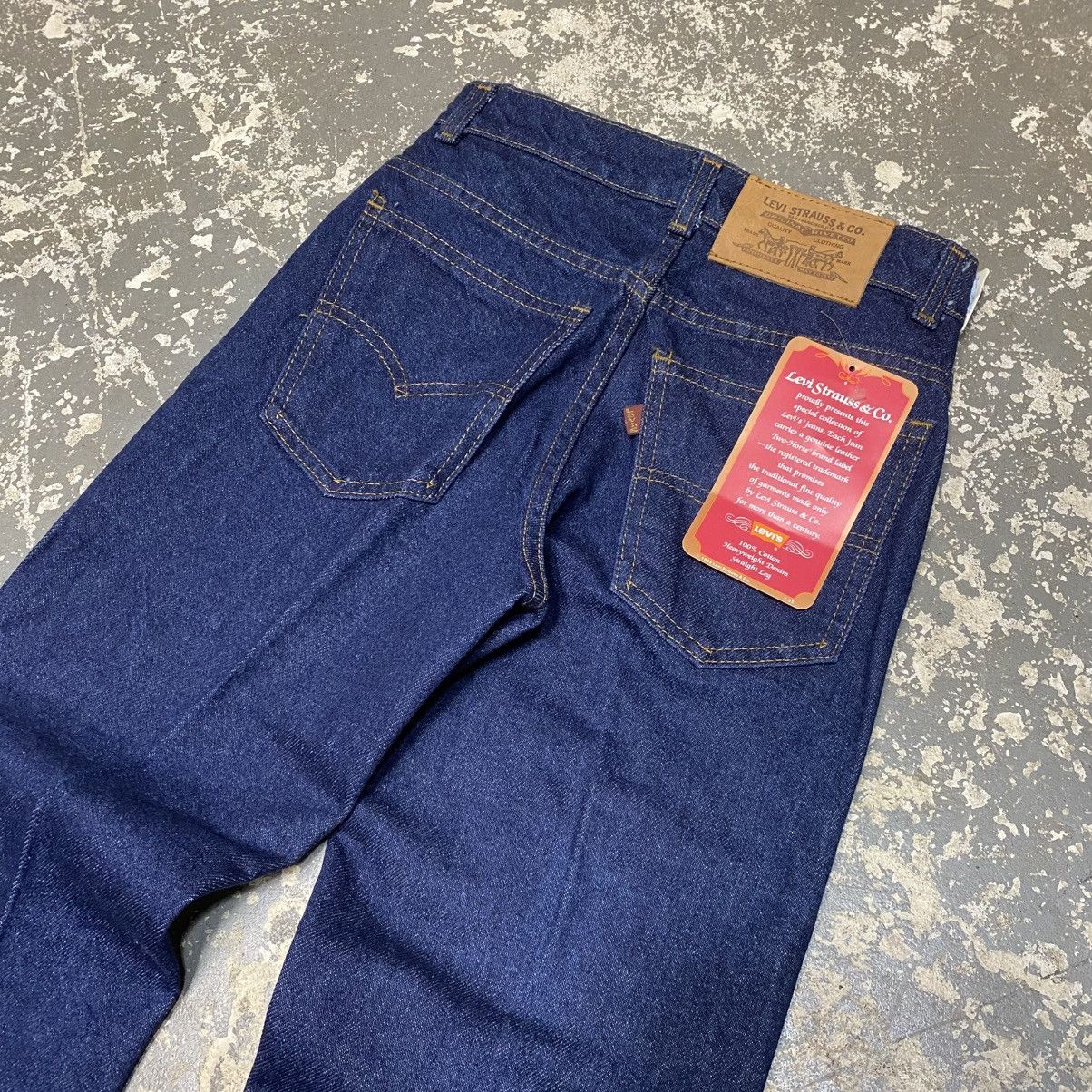 Levi's × Vintage Vintage Levi’s Straight Leg 709-0216 80s Denim Jeans USA NWT Size US 27 - 6 Thumbnail