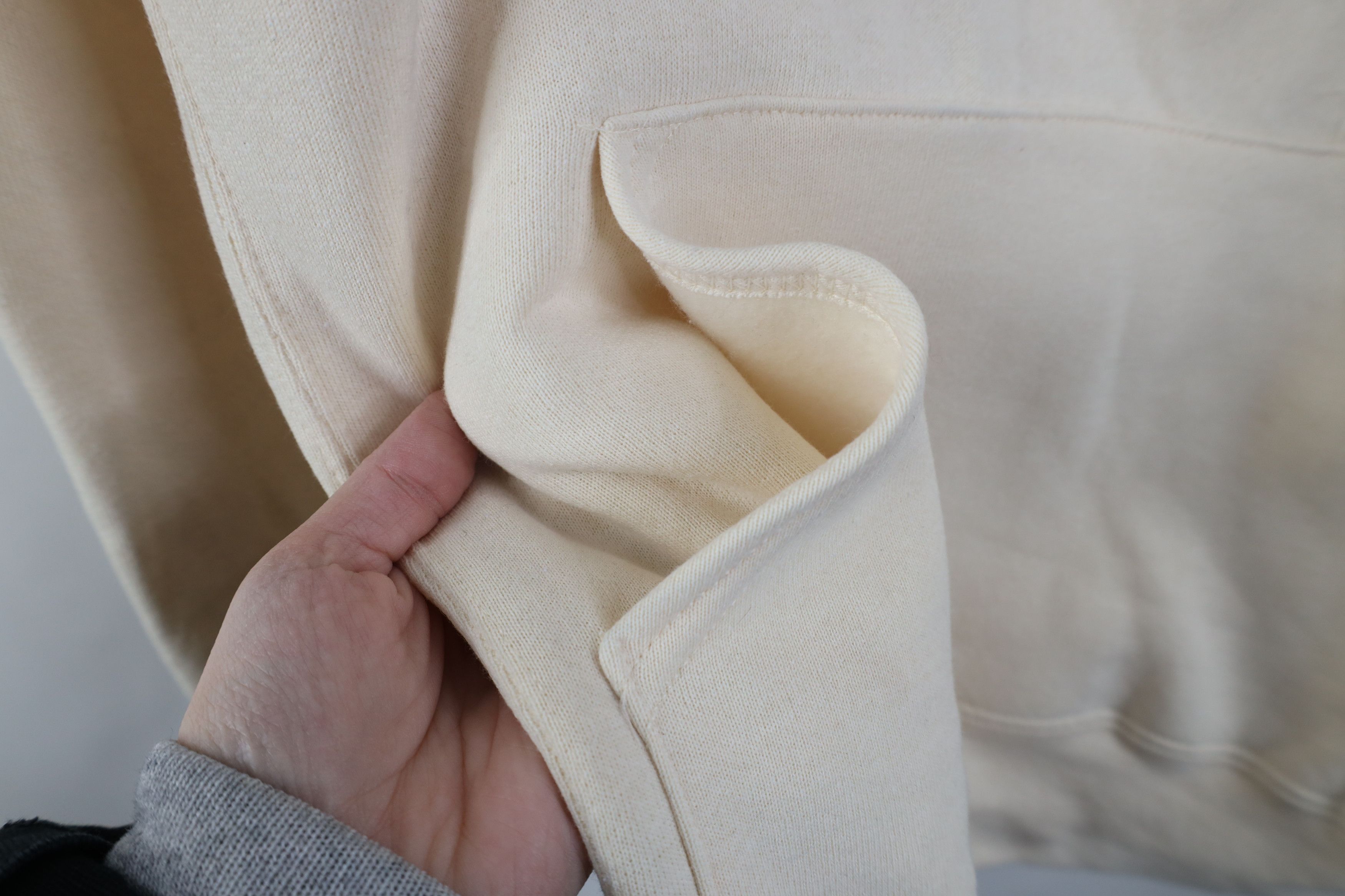 Russell Athletic Vintage 90s Y2K Russell Athletic Hoodie Sweatshirt Cream Size US M / EU 48-50 / 2 - 9 Thumbnail