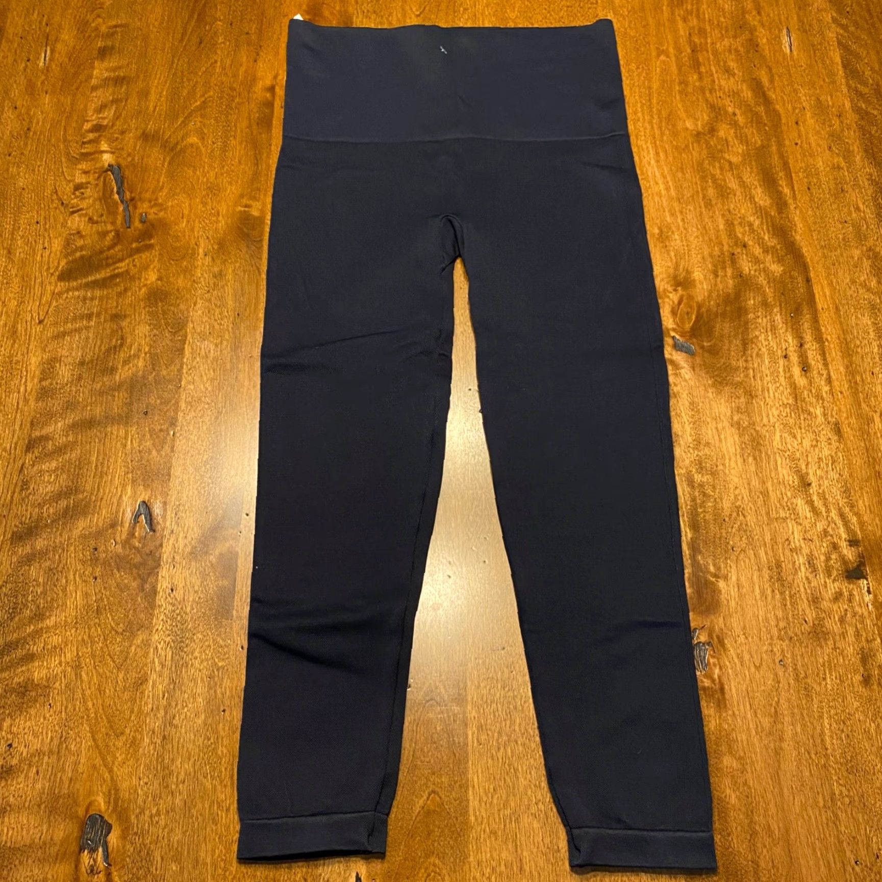 Spanx Spanx Cropped Leggings Womens Large Blue Workout Pants Lightweight Size 36" / US 14 / IT 50 - 7 Thumbnail