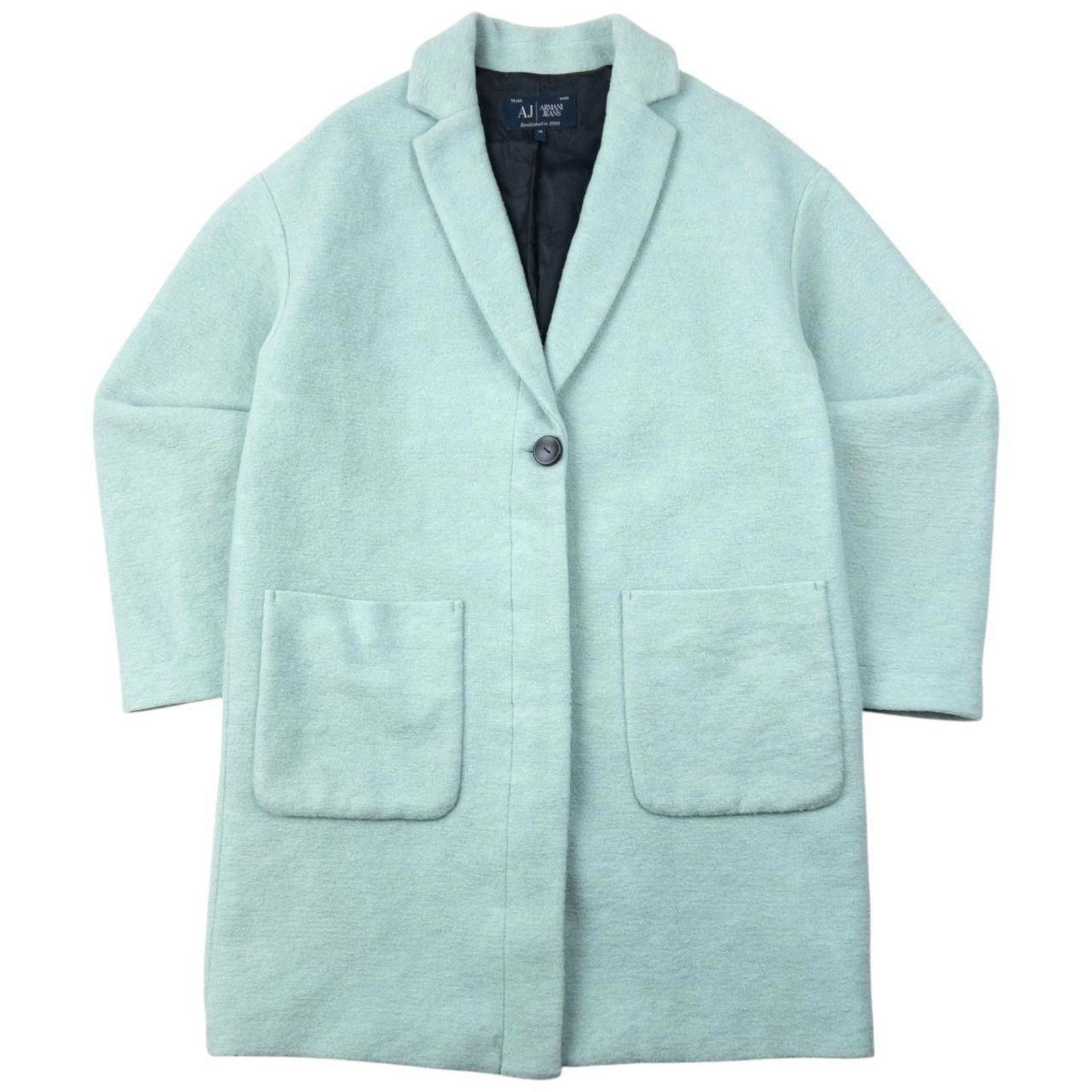 Other Vintage 2000s Armani Jeans Button Up Wool Jacket Size M Size US M / EU 48-50 / 2 - 1 Thumbnail