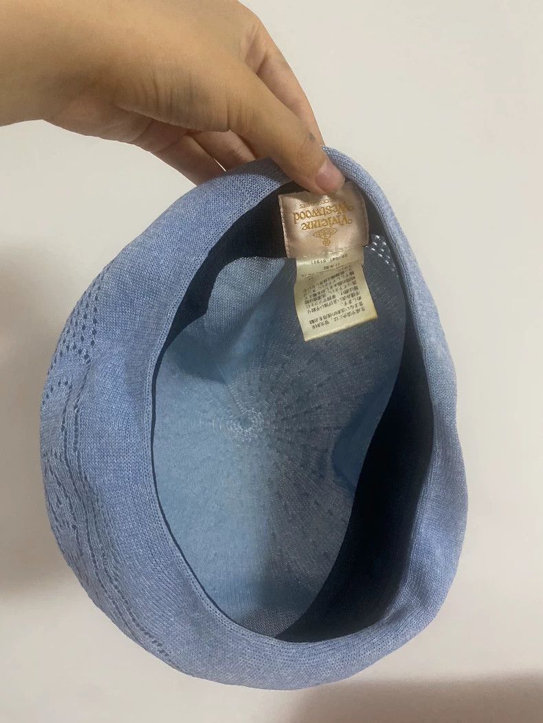Vivienne Westwood Vivienne Westwood Old water blue Saturn painter's cap bere Size ONE SIZE - 2 Thumbnail