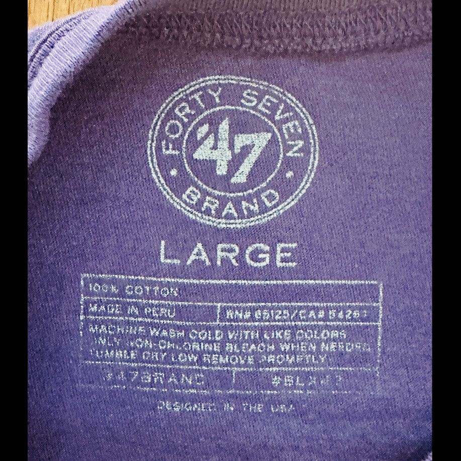 47 Brand '47 LA LOS ANGELES LAKERS NBA BASKETBALL SINCE 1948 TSHIRT Size US L / EU 52-54 / 3 - 3 Thumbnail