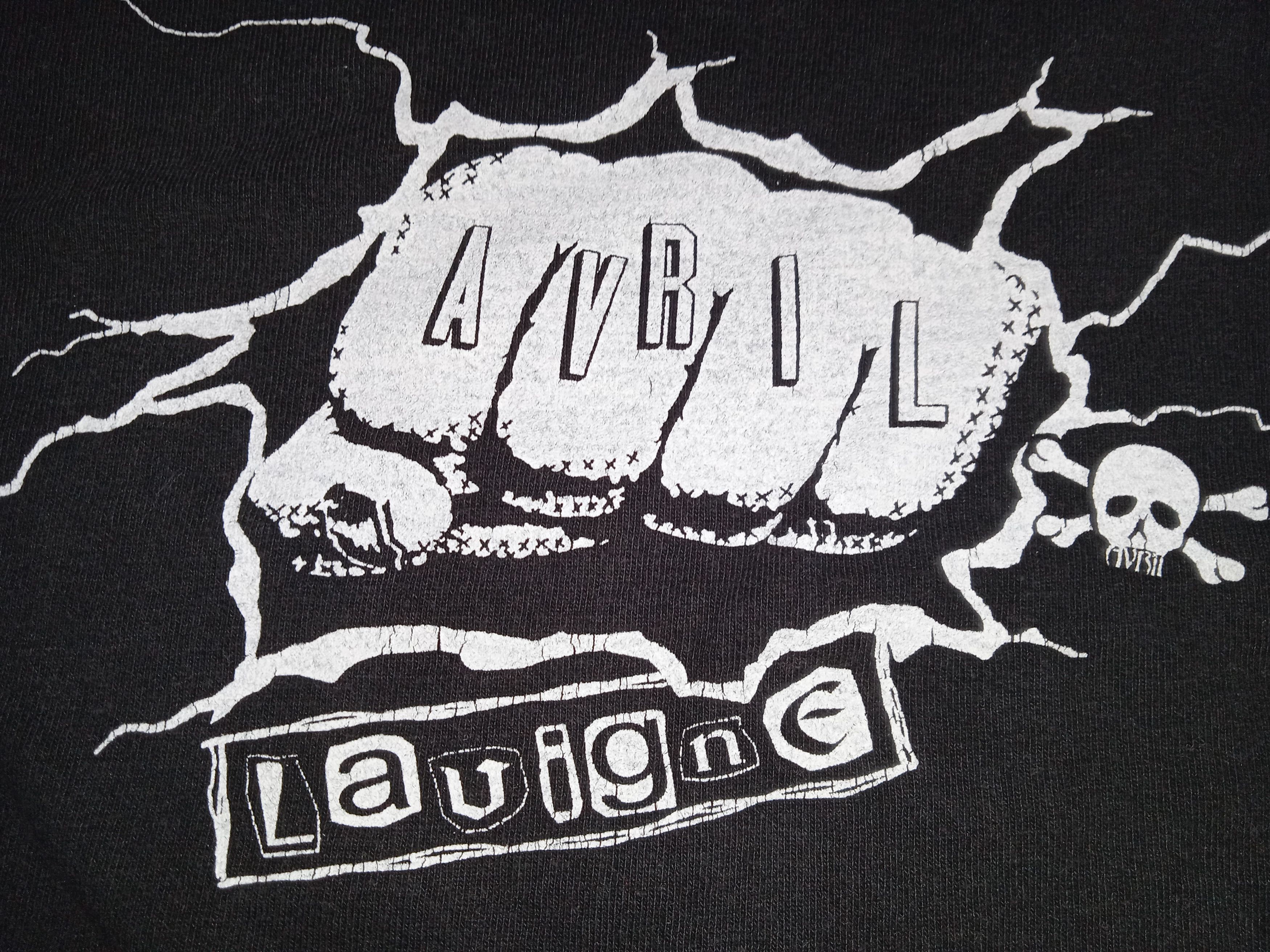 Vintage Vintage 2000s Avril Lavigne T Shirt Size US L / EU 52-54 / 3 - 3 Thumbnail