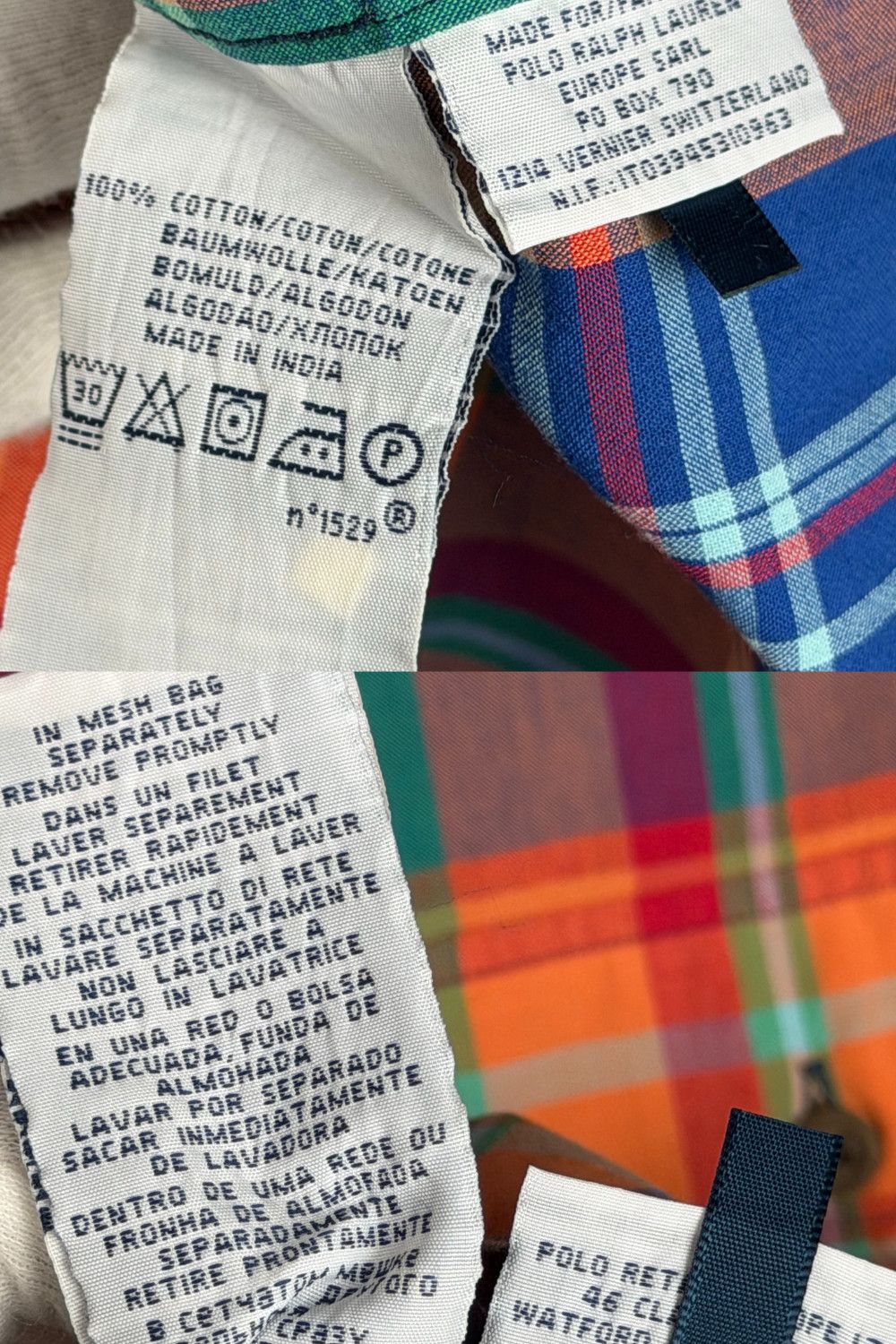Polo Ralph Lauren SS11 PRL “Expedition” Madras Graphic Shirt - S (Custom Fit) Size US S / EU 44-46 / 1 - 23 Thumbnail