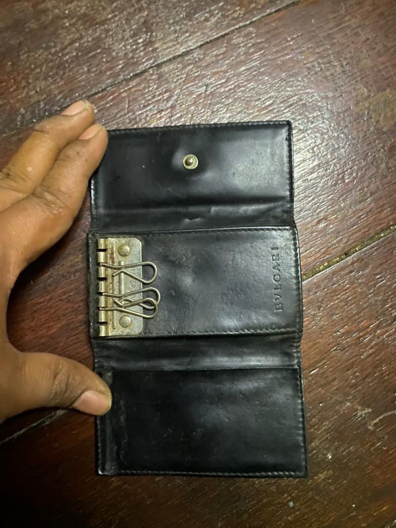 Bvlgari Bvlgari holder key distressed wallet Size ONE SIZE - 6 Thumbnail
