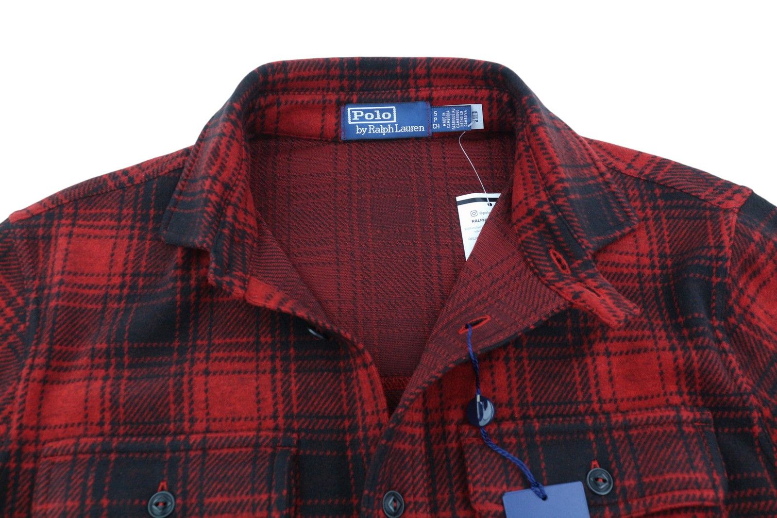Ralph Lauren RED S Flannel Plaid Button Casual Shirt 86985 Size US S / EU 44-46 / 1 - 4 Thumbnail