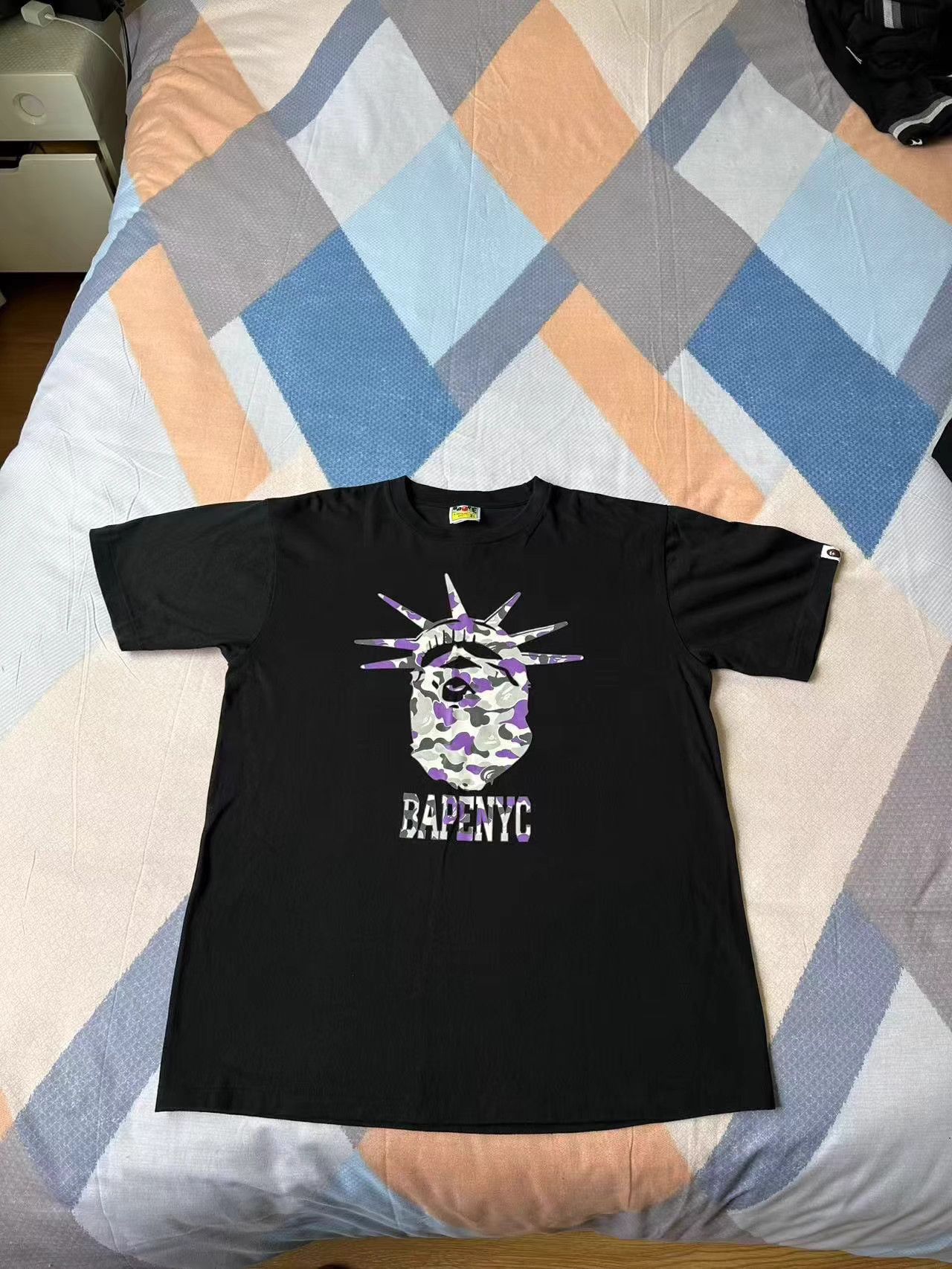 Bape BAPE Limited Ape Print Short Sleeve T-Shirt K5 Size US XL / EU 56 / 4 - 1 Thumbnail