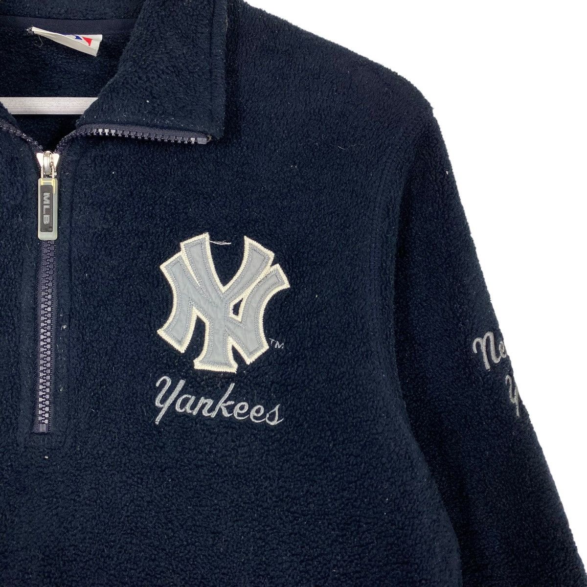 MLB × New York Yankees 💥MLB NY YANKEES FLEECE BIG LOGO HALFZIP SWEATER Size US M / EU 48-50 / 2 - 6 Thumbnail