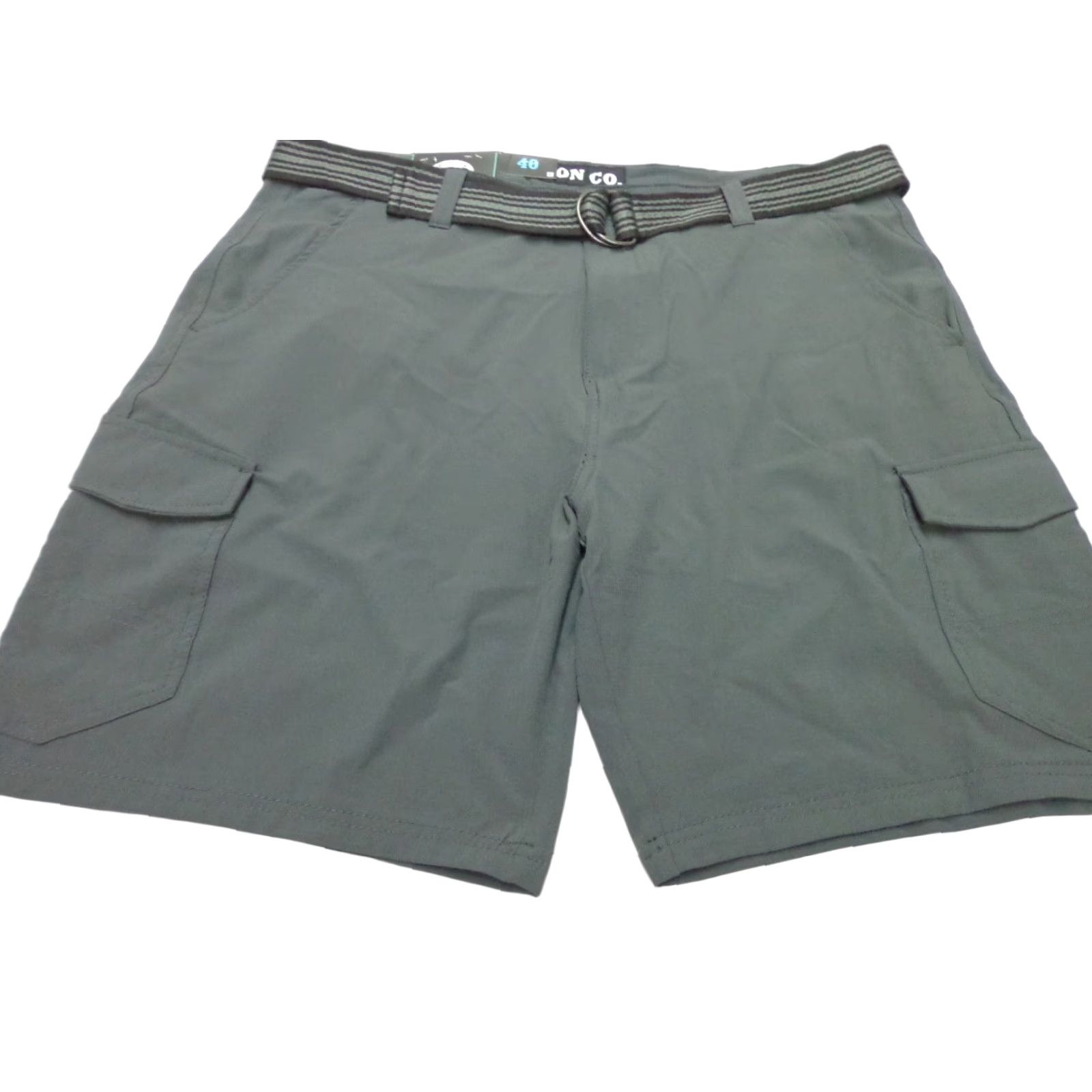 Vintage IRON CO. Warder Stretch Tech Cargo Belted Shorts Surf Grey Size 40 NEW Size US 40 / EU 56 - 1 Thumbnail