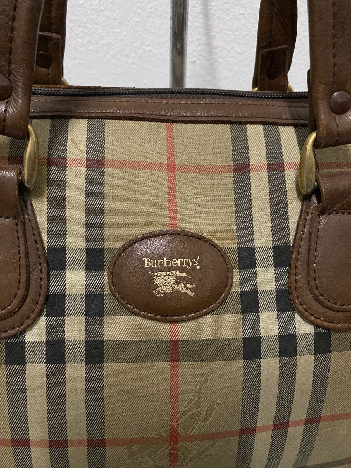 Vintage Vintage Burberrys Novacheck Speedy Handbag Size ONE SIZE - 7 Thumbnail