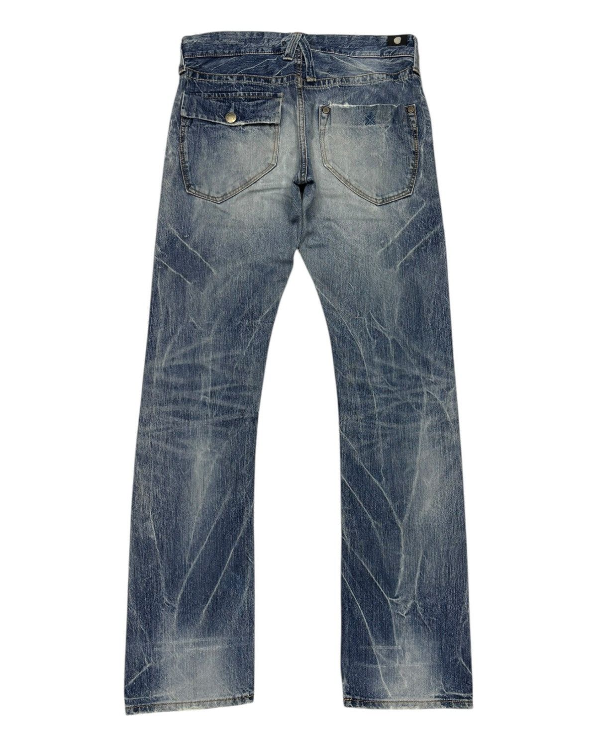 Hysteric Glamour × Japanese Brand × Kapital 🔥BLUE WAY Distressed Denim Union Made Ripped Jeans Size US 32 / EU 48 - 8 Thumbnail