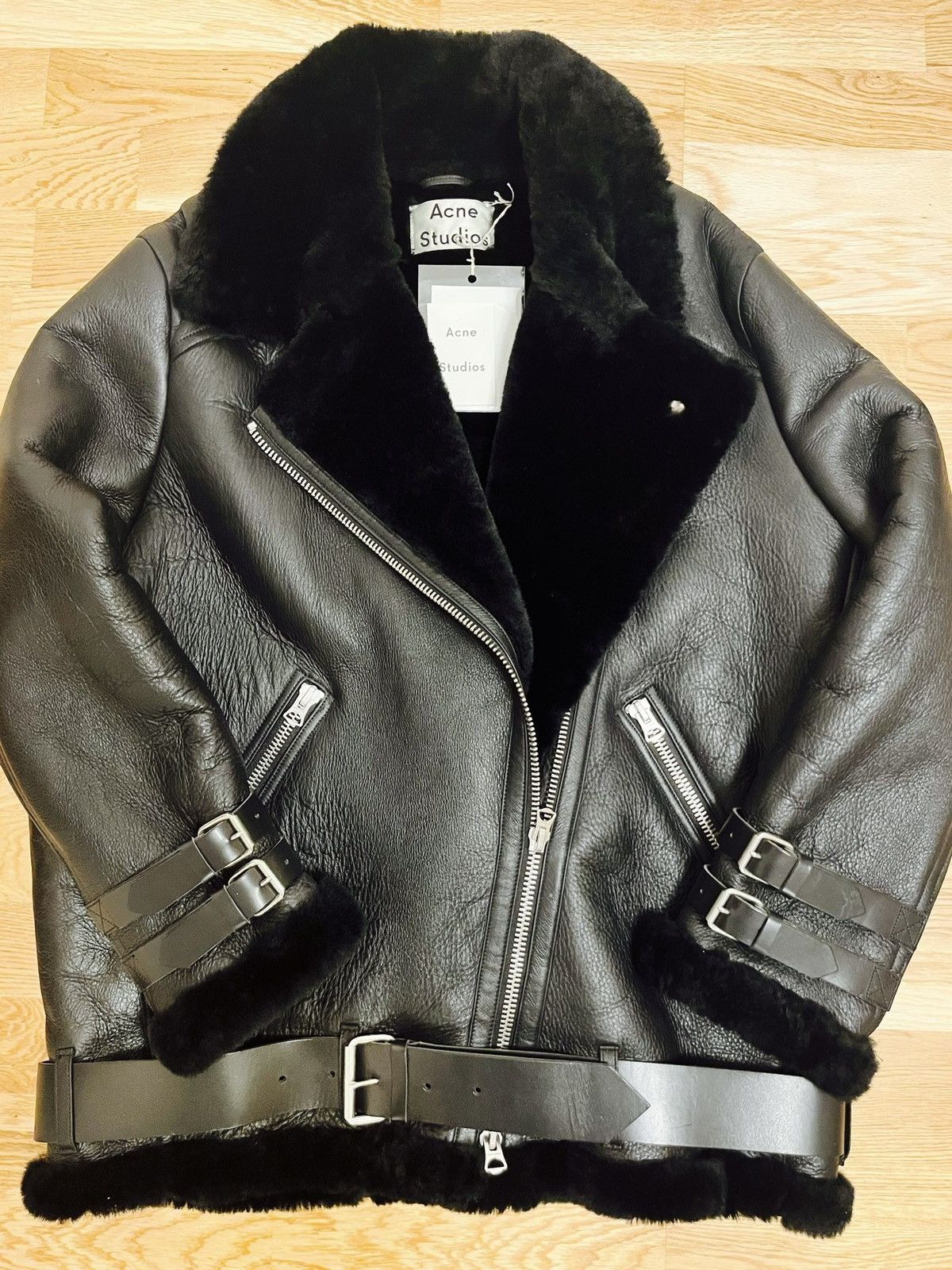 Acne Studios Velocite shearling jacket Size XS / US 0-2 / IT 36-38 - 2 Thumbnail