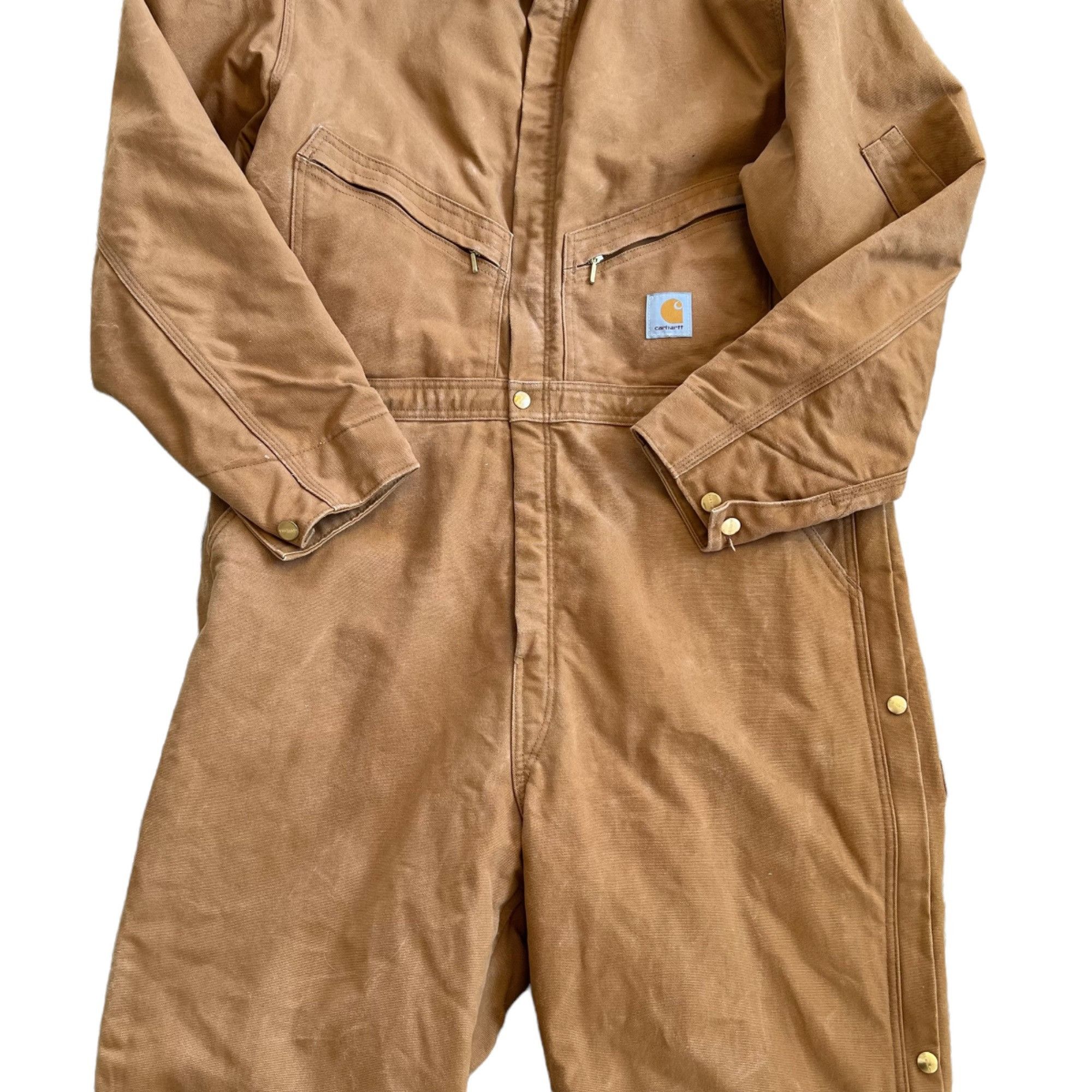 Carhartt Vintage Carhartt Insulated Duck Carpenter Workwear Coveralls Size US XL / EU 56 / 4 - 3 Thumbnail