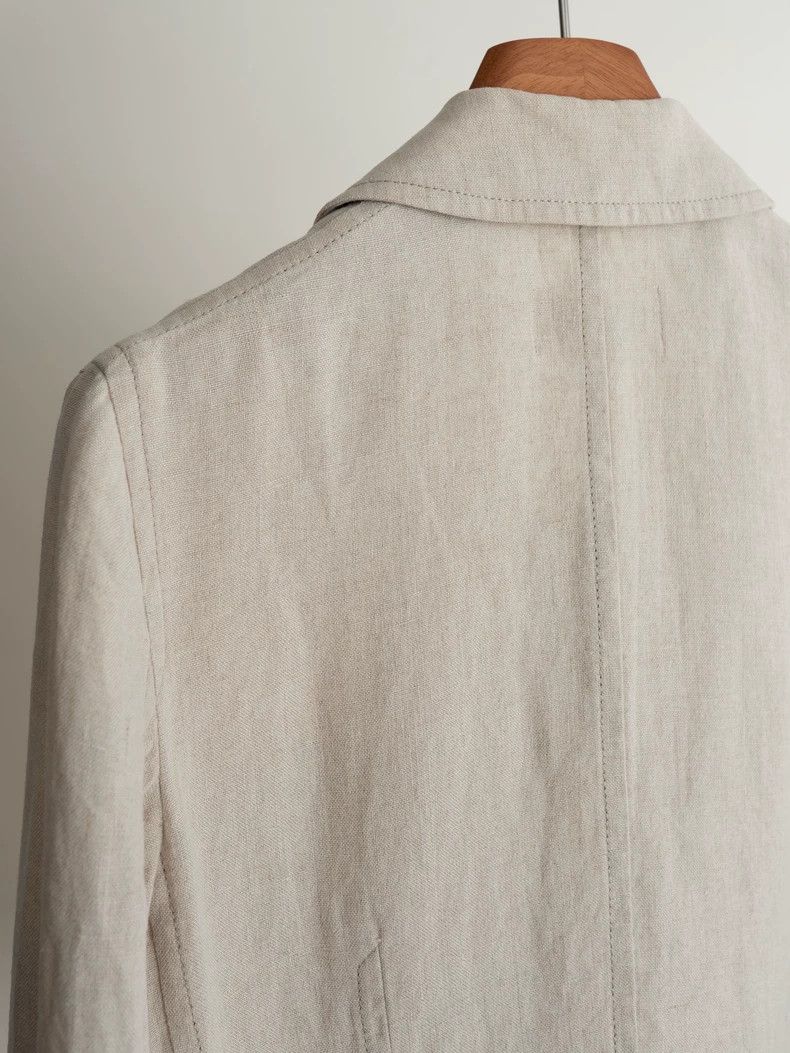 Comme des Garcons Comme des Garcons Beige linen coat Size M / US 6-8 / IT 42-44 - 6 Thumbnail